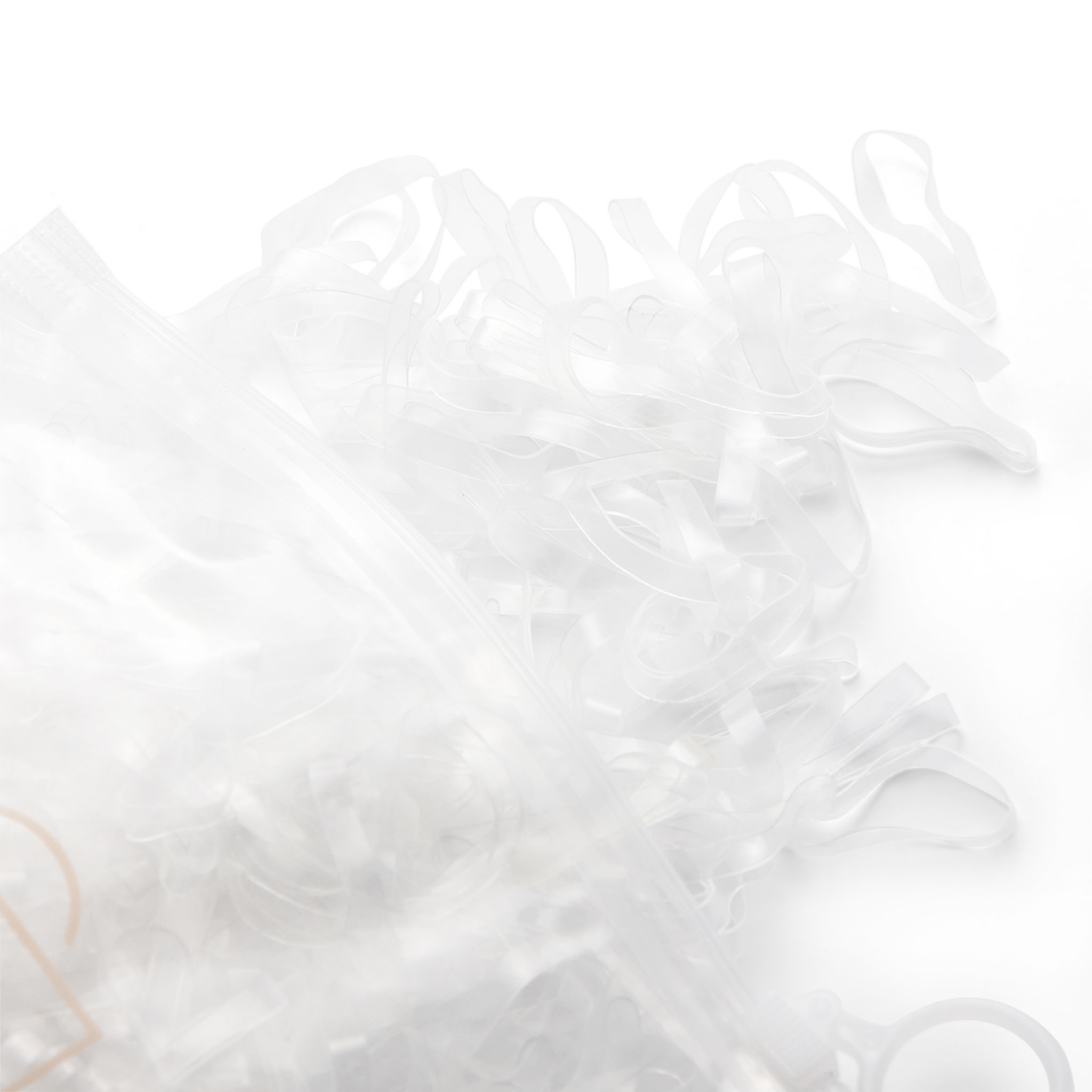 Concept C. Élastique À Cheveux En Caoutchouc - Transparent - Concept C. Shop