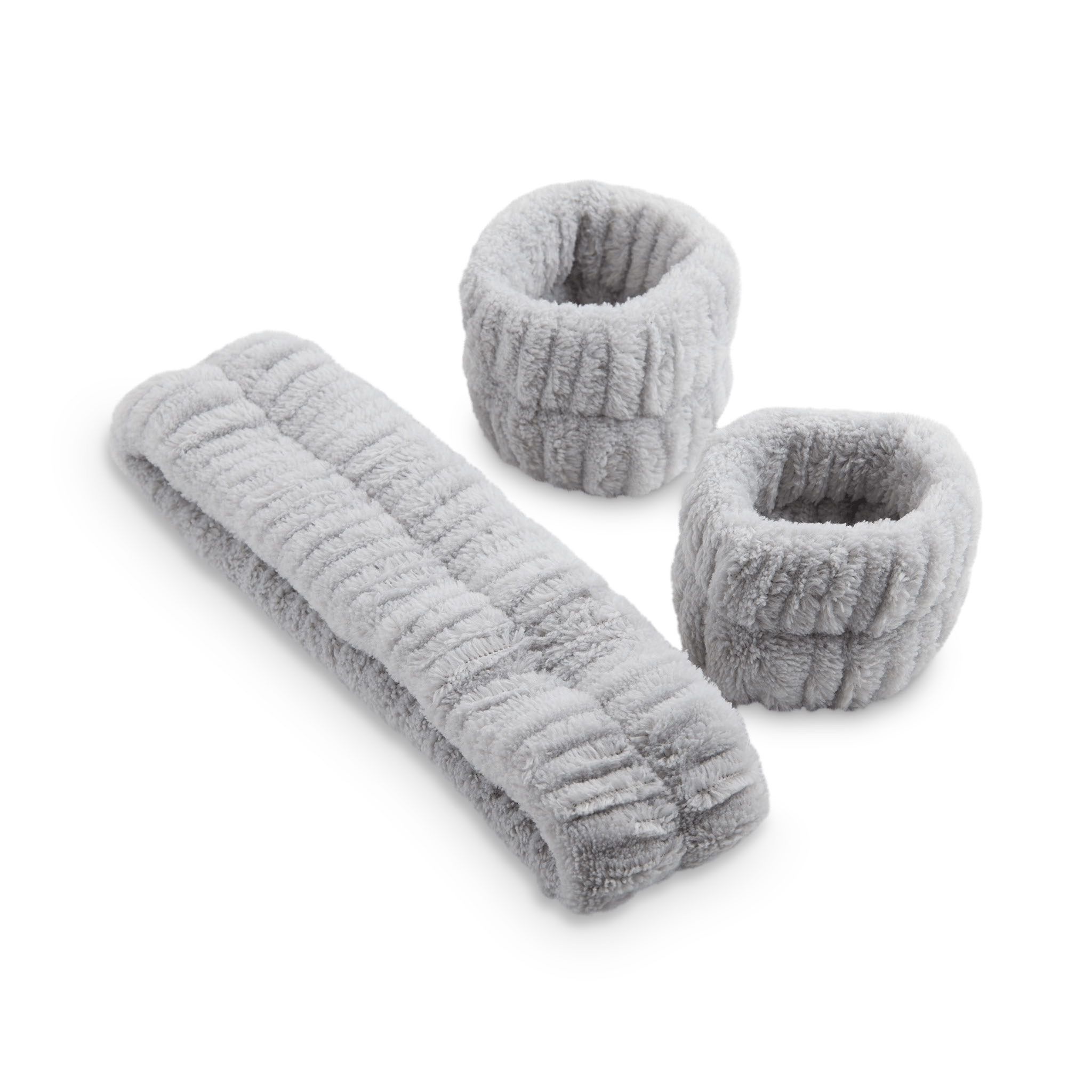 Concept C. Ensemble bandeau & poignets pour routine - Gris - Concept C. Shop
