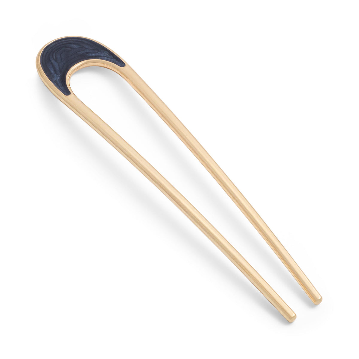 Pince à Cheveux Métal Cristaux Bleu Boréalis - Grande Brillance - Occasion Bon état