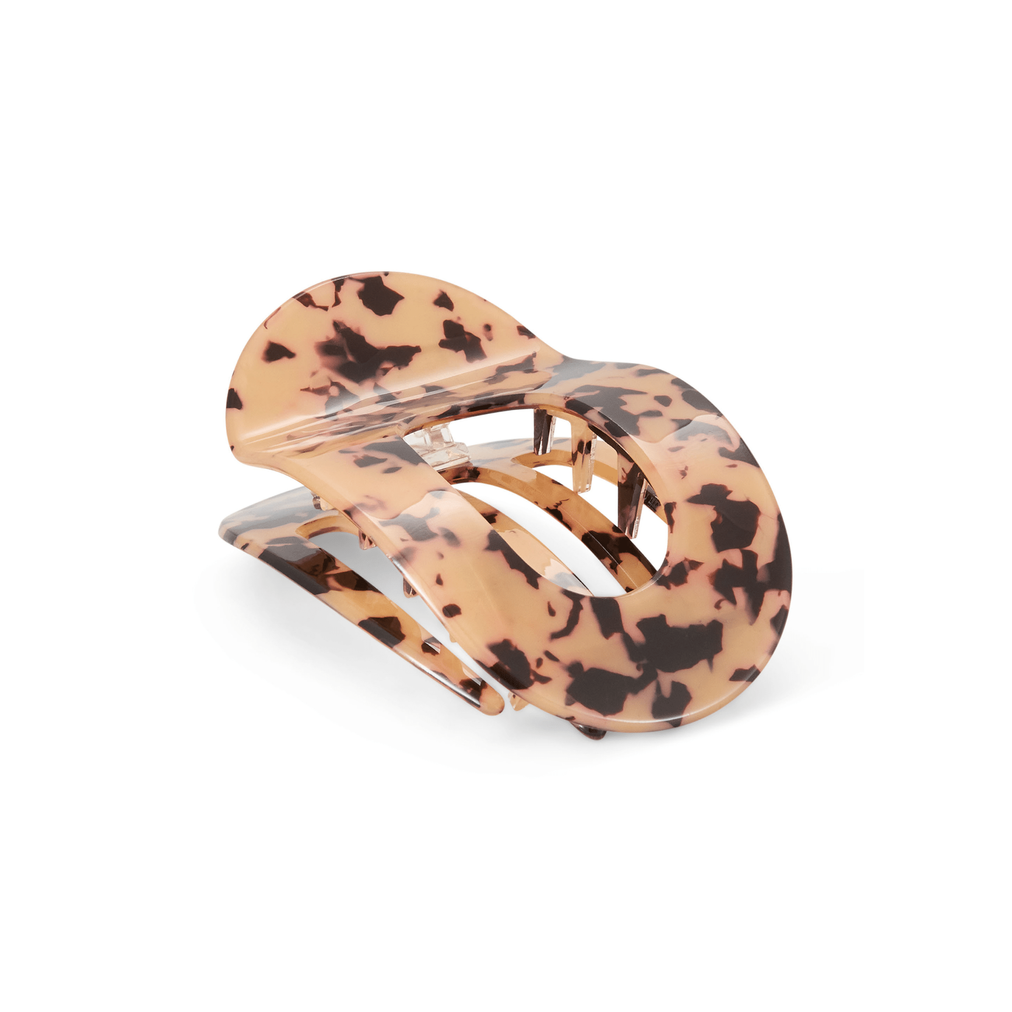 Concept C. Grande Pince Aplatie Ajourée - Tortoise - Concept C. Shop