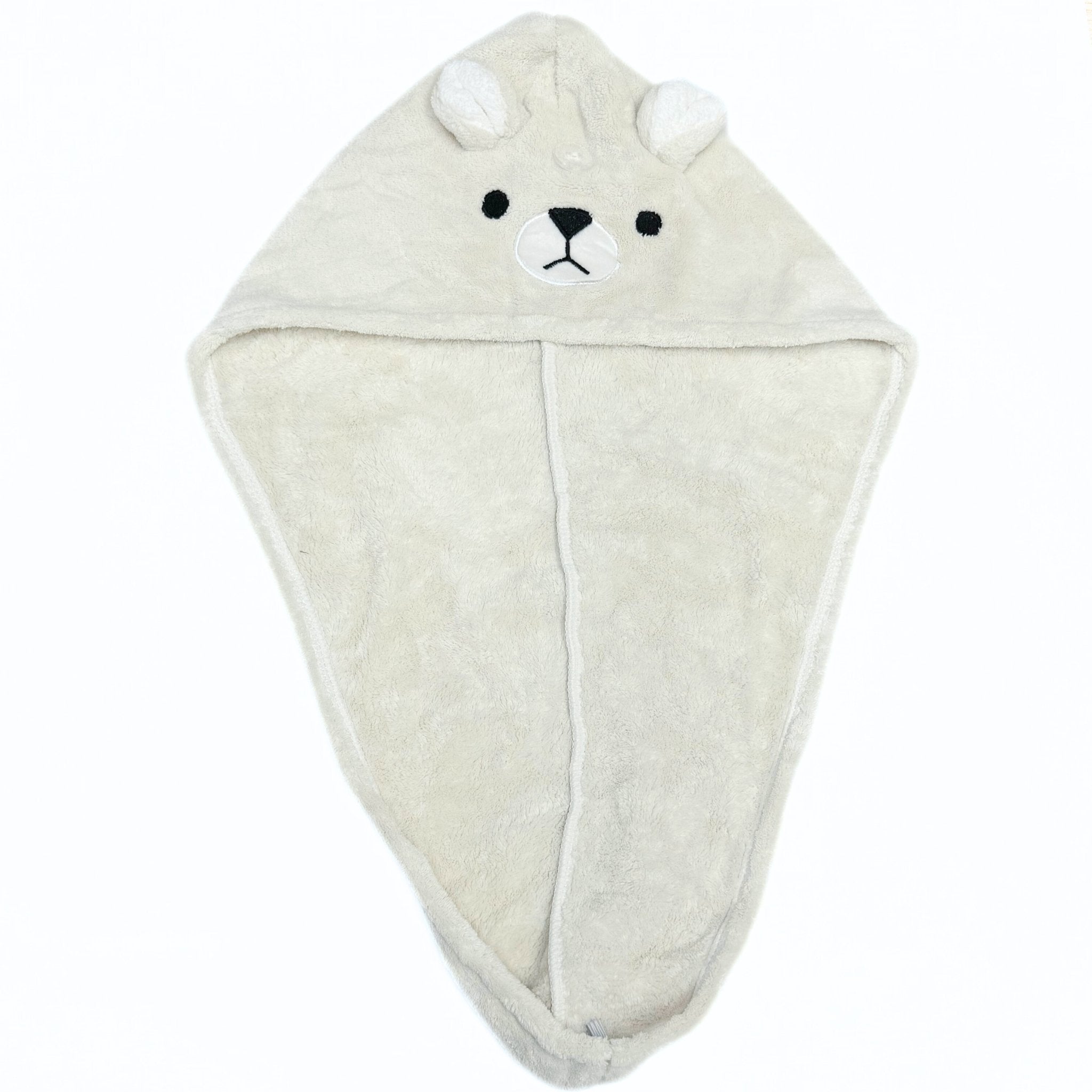 Concept C. Serviette de Tête en Microfibre pour Enfant - Ourson - Concept C. Shop