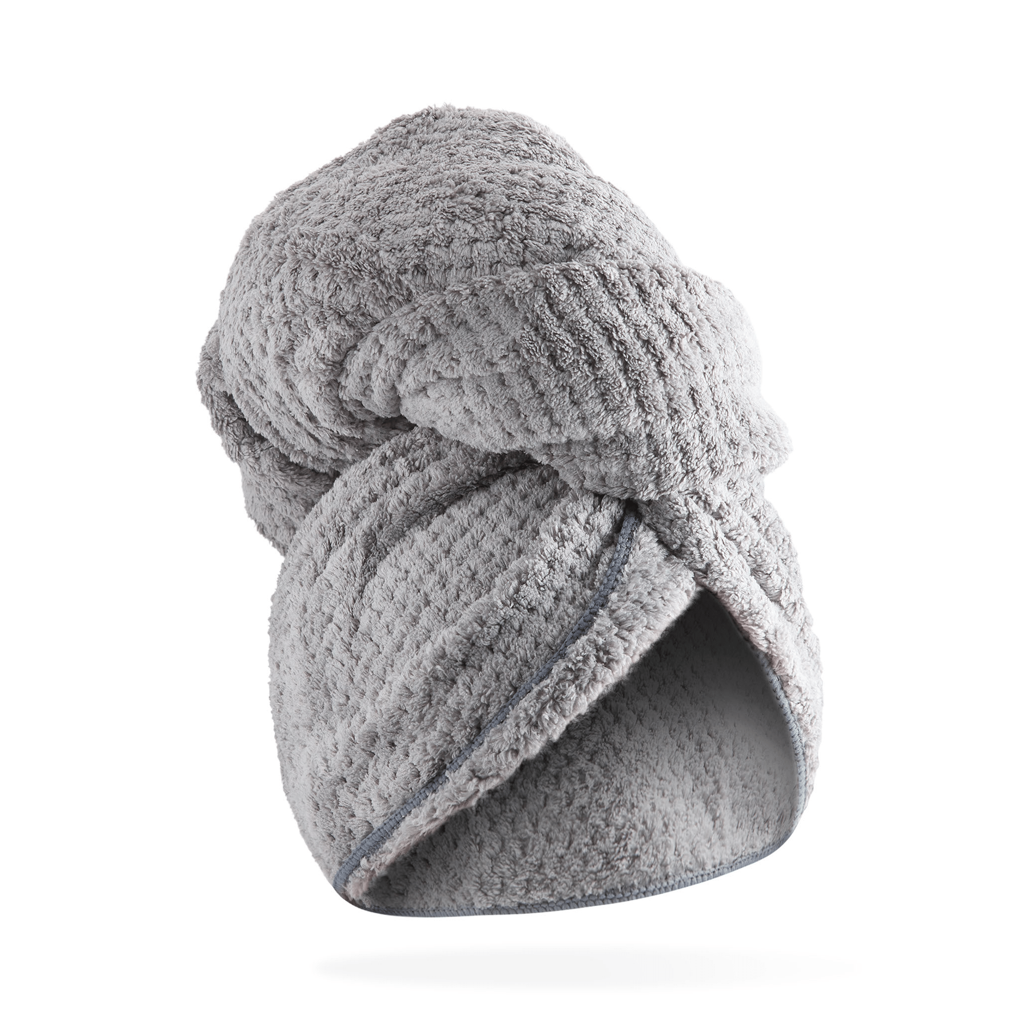 Concept C. Serviette de Tête en Microfibre XL - Gris - Concept C. Shop