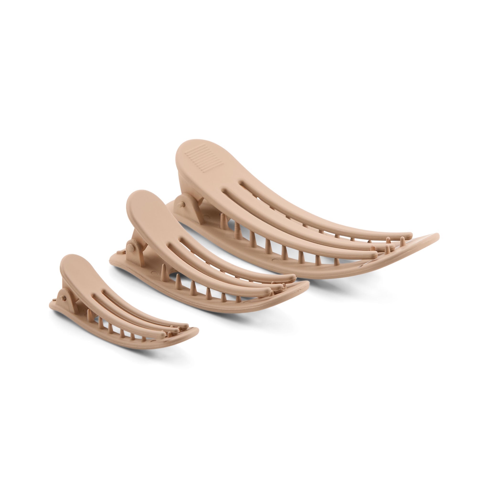 Concept C. Trio De Pinces Aplaties Ajourées - Mocha - Concept C. Shop