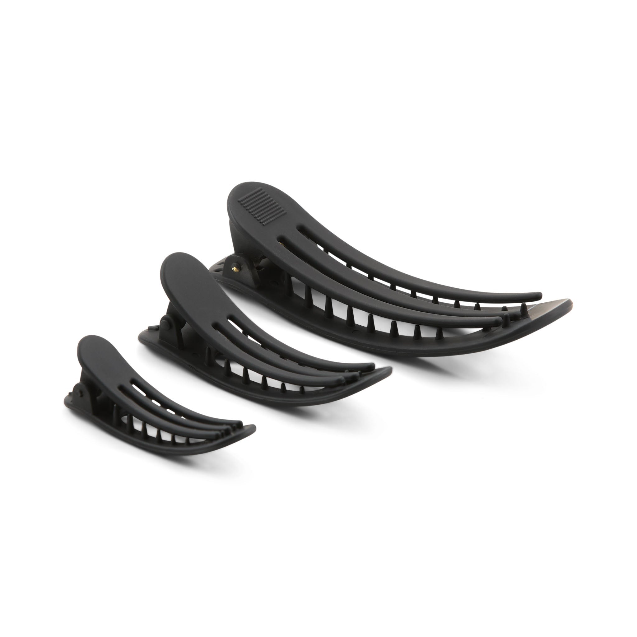 Concept C. Trio De Pinces Aplaties Ajourées - Noir - Concept C. Shop