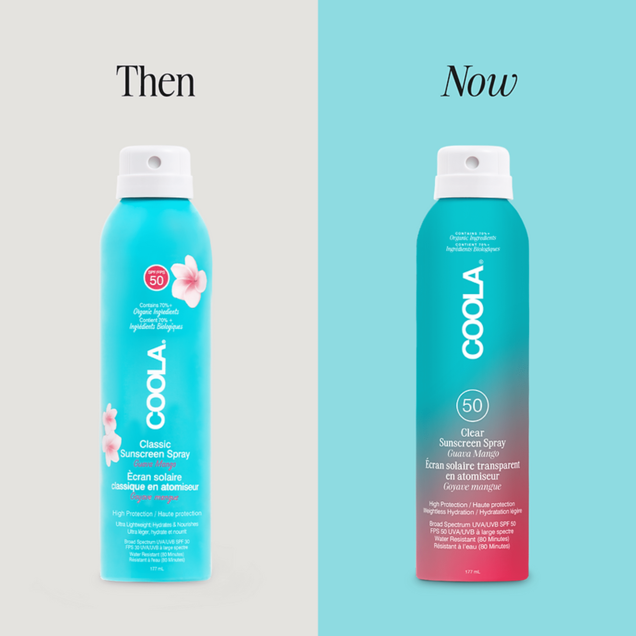 Coola. Écran Solaire en Spray Mangue Goyave FPS 50 - 177 ml - Concept C. Shop