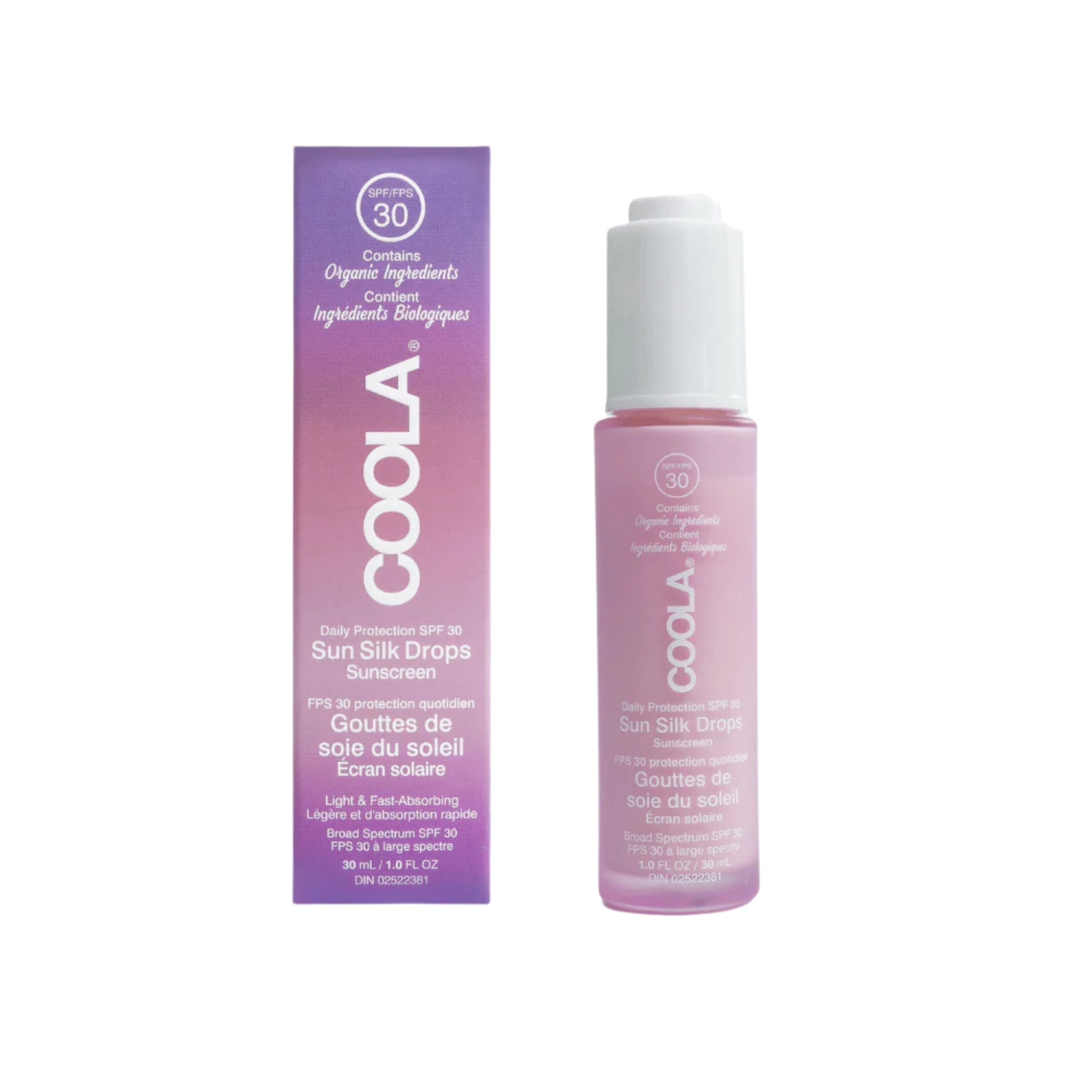 Coola. Gouttes de Soie pour le Visage Sun Silk Drops FPS 30 - 30 ml - Concept C. Shop
