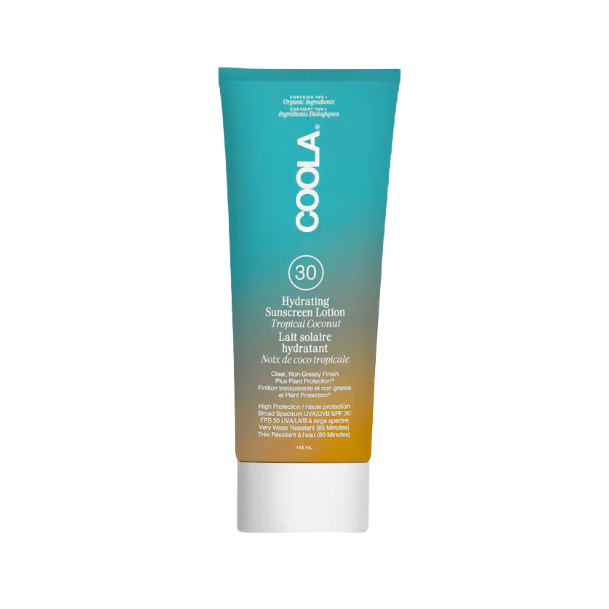 Coola. Lait Solaire Hydratant Noix De Coco Tropicale FPS 30 - 148 ml - Concept C. Shop