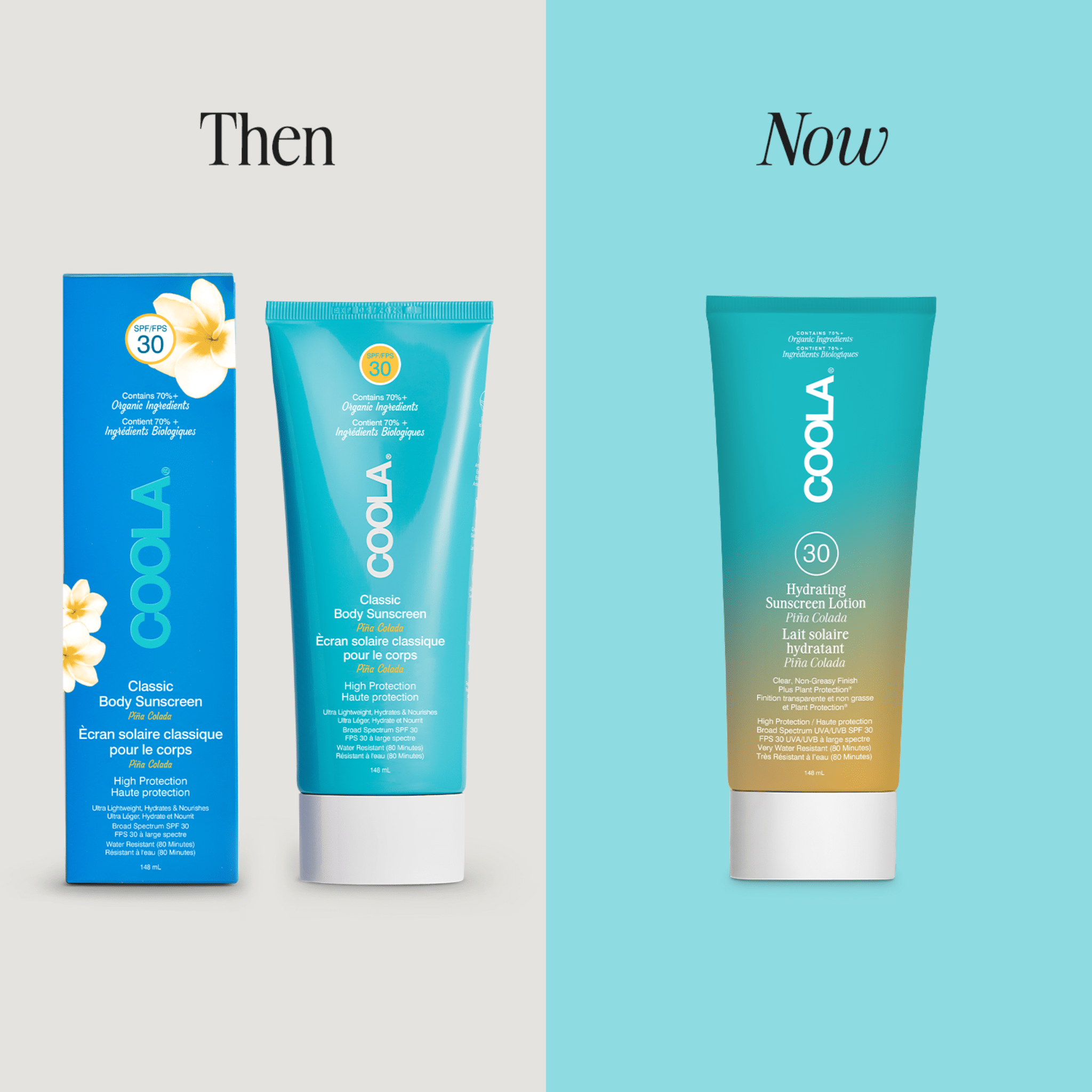 Coola. Lait Solaire Hydratant Piña Colada FPS 30 - 148 ml - Concept C. Shop