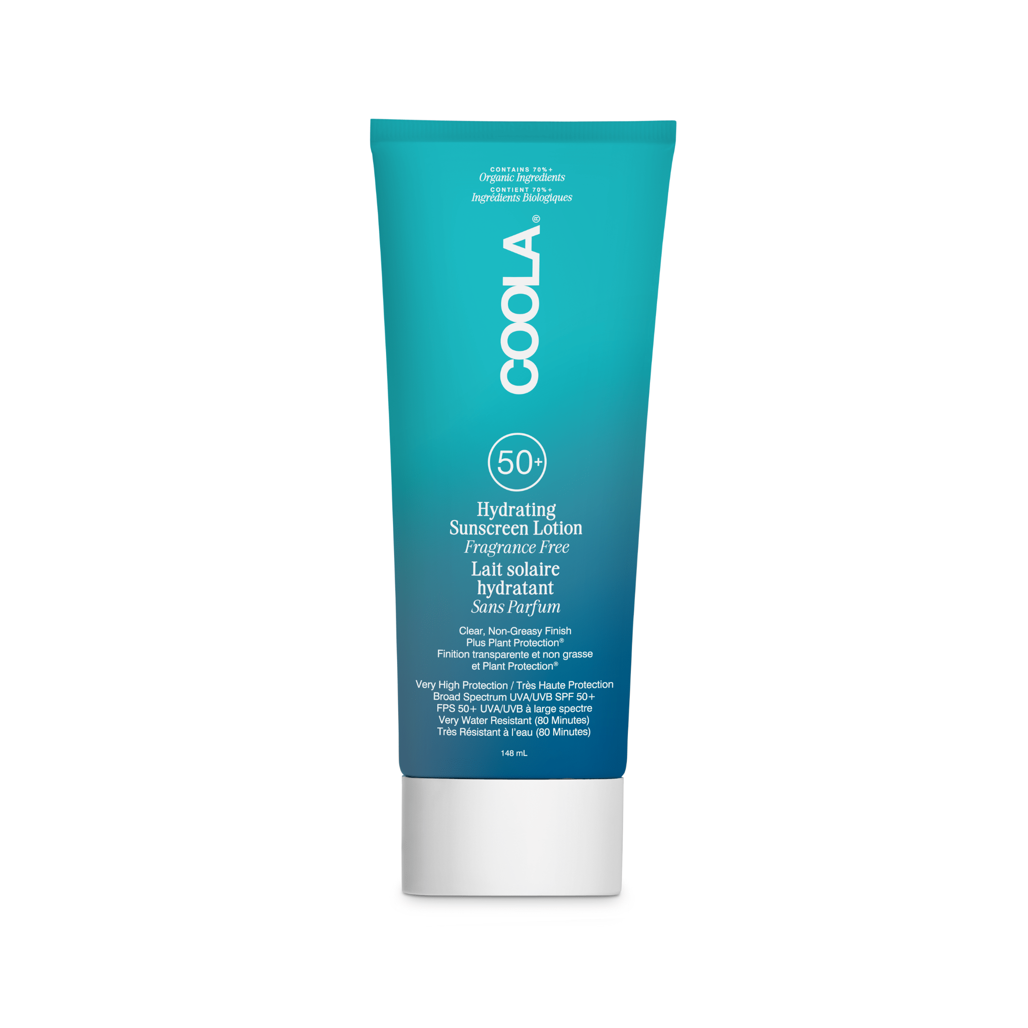 Coola. Lait Solaire Hydratant Sans Parfum FPS 50 - 148 ml - Concept C. Shop