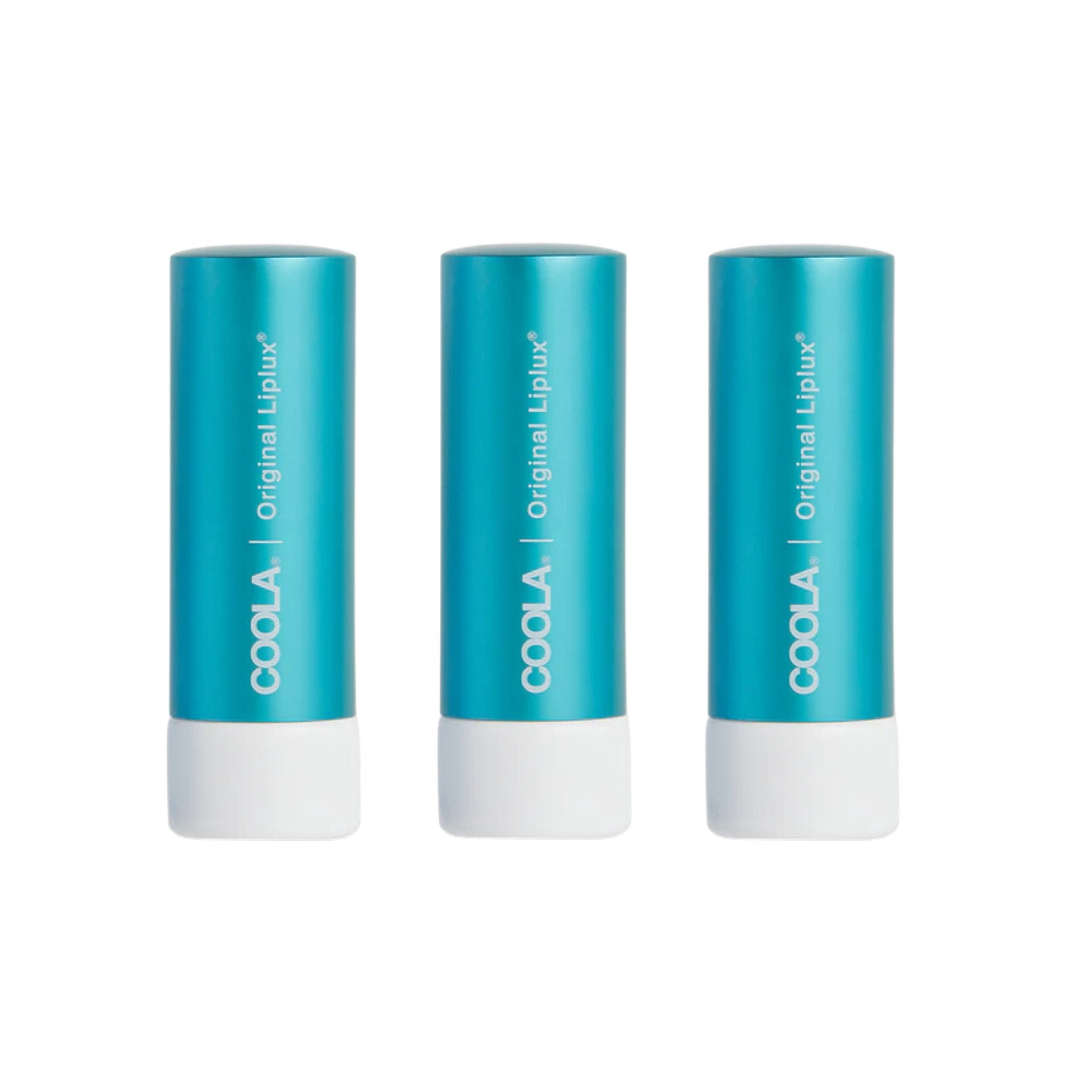 Coola. Trio de Baumes à Lèvres Liplux Original FPS 30 (en solde) - Concept C. Shop