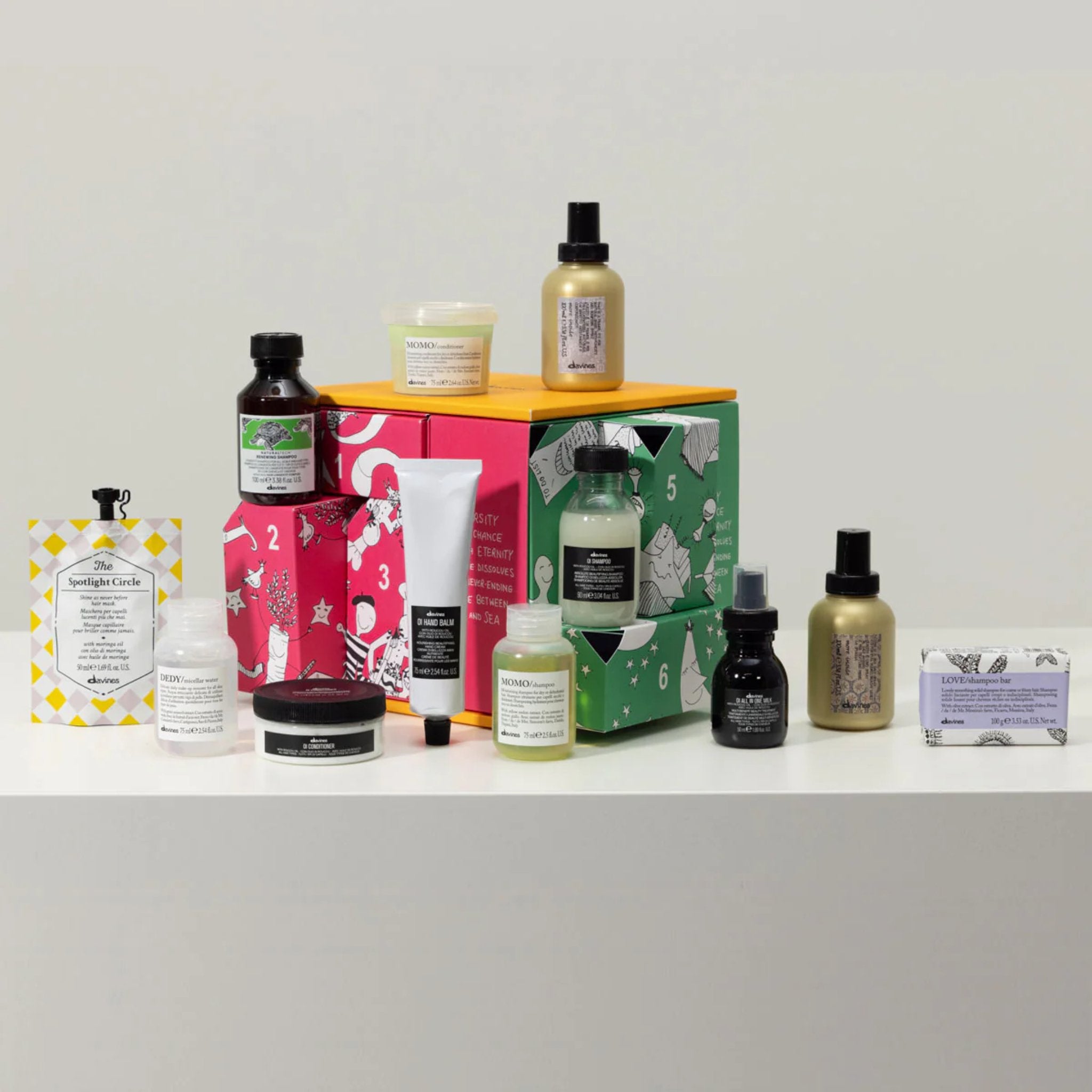 Davines. Calendrier de l'Avent - Formats Voyage (en solde) - Concept C. Shop