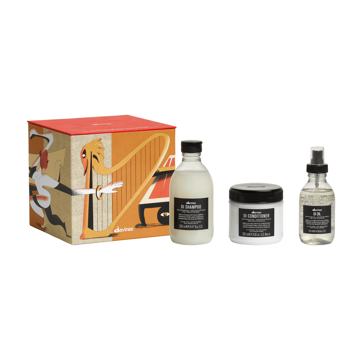 Davines. Coffret Des Fêtes - Brillance Et Parfum Oi - Concept C. Shop