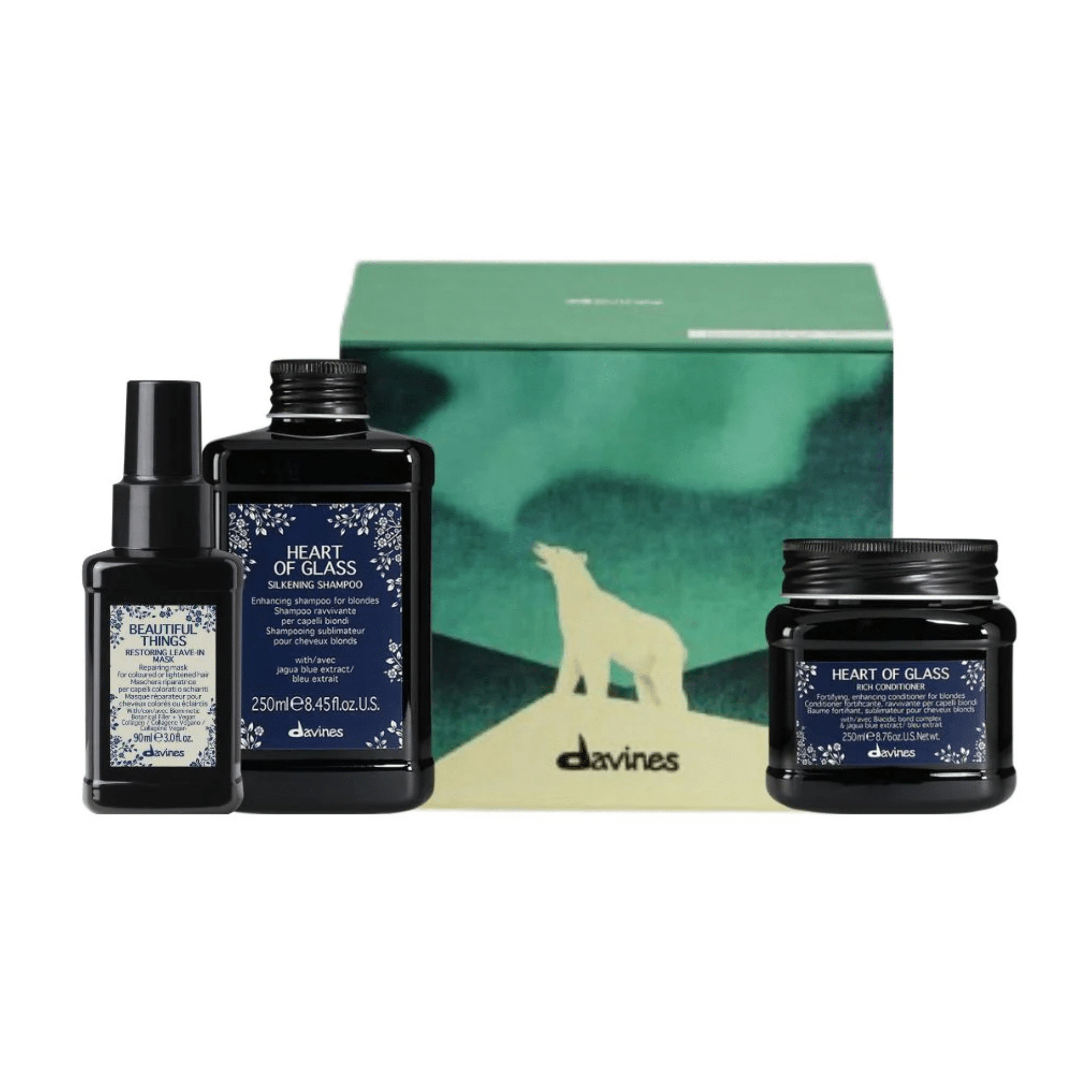 Davines. Coffret Soin Des Cheveux Blonds - Heart Of Glass - Concept C. Shop