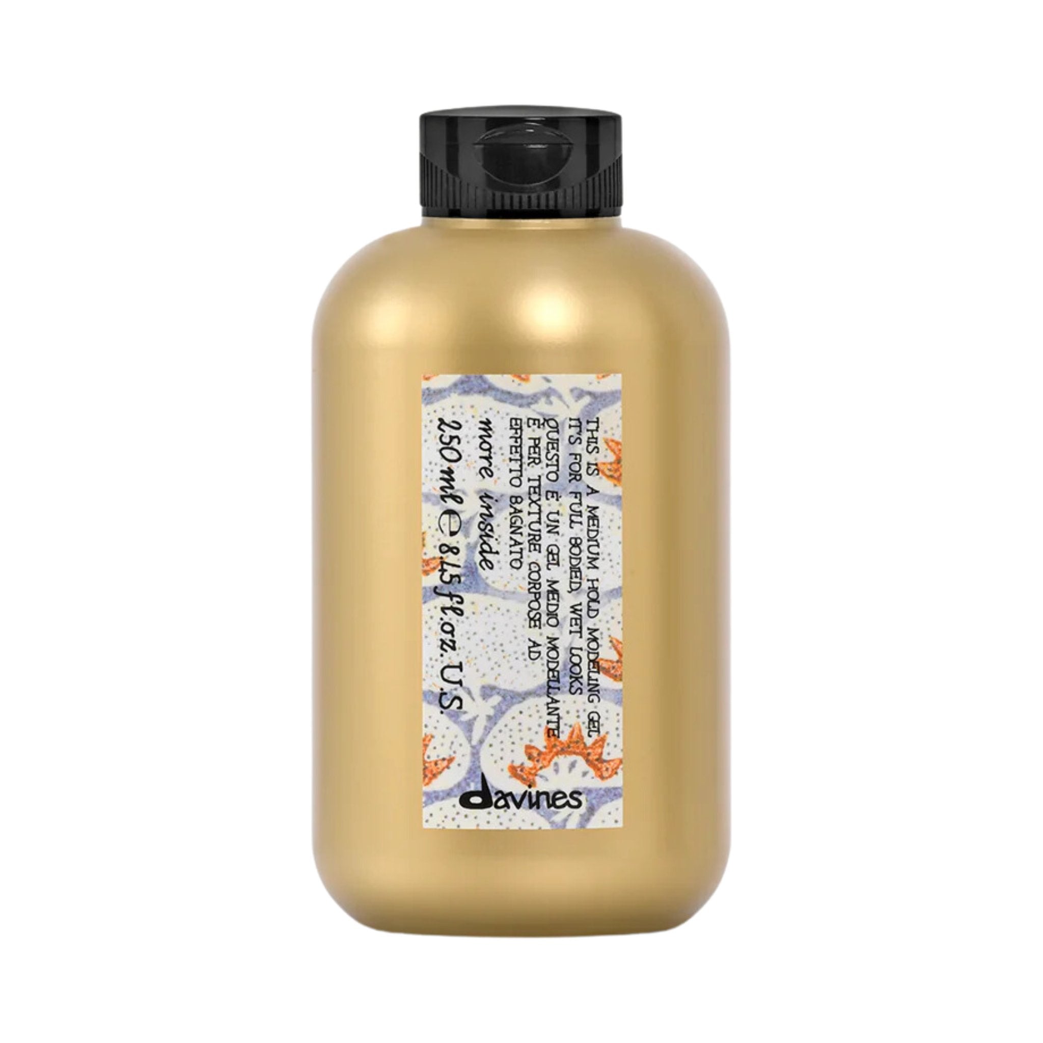 Davines. Gel Modelant À Tenue Moyenne Effet Mouillé More Inside - 250 ml - Concept C. Shop