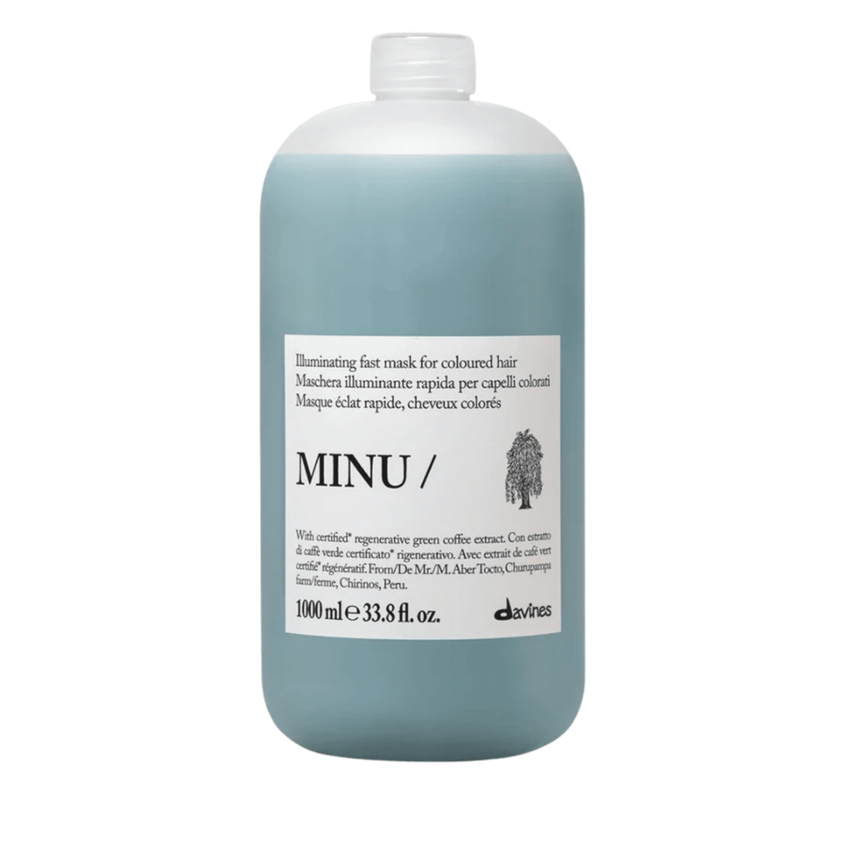 Davines. Masque Éclat Rapide Cheveux Colorés Minu - 1000 ml - Concept C. Shop