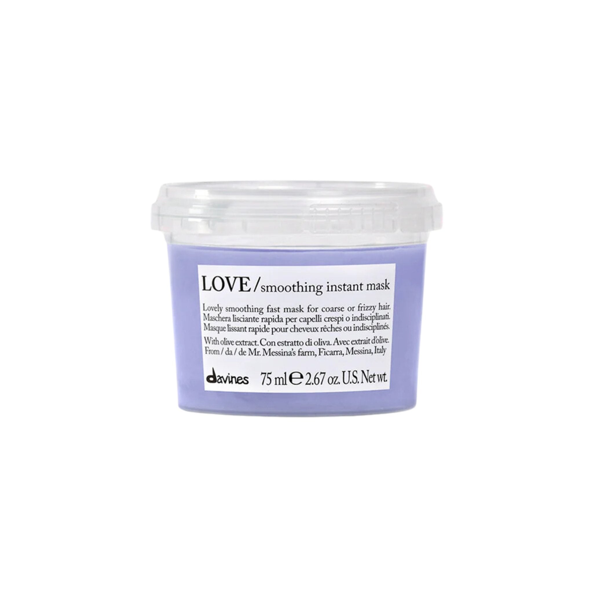 Davines. Masque Lissant à Action Rapide LOVE Smoothing - 75 ml - Concept C. Shop