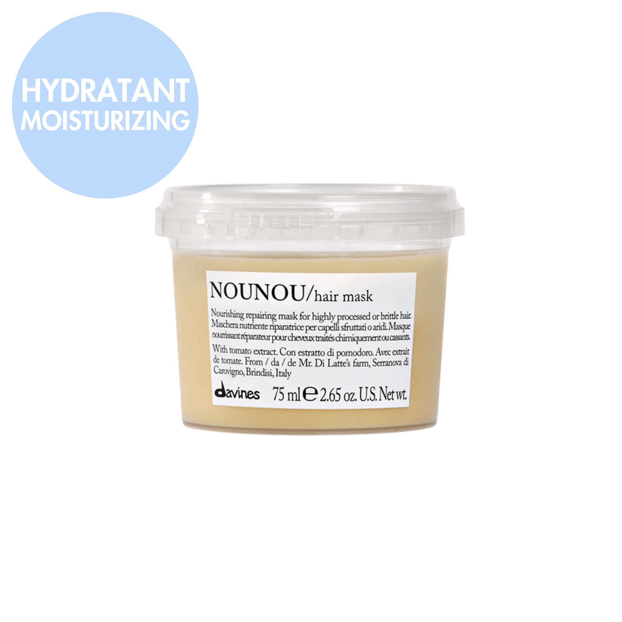 Davines. Masque Nourrissant NOUNOU - 75 ml - Concept C. Shop