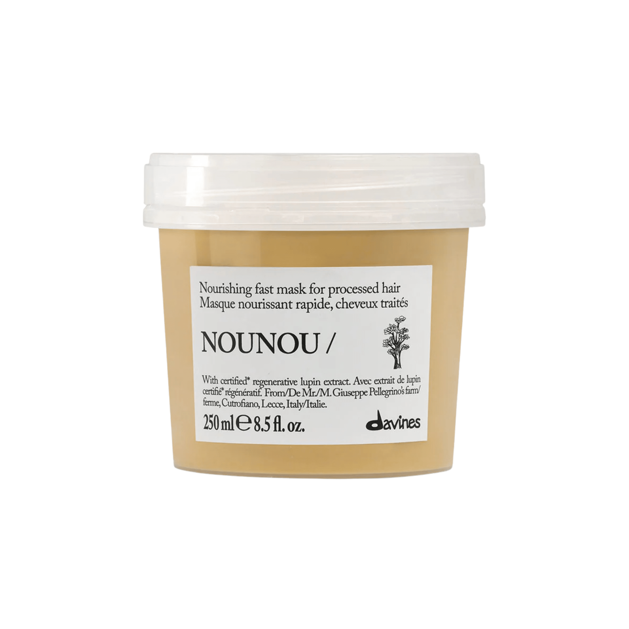 Davines. Masque Nourrissant Rapide Cheveux Traités NOUNOU - 250 ml - Concept C. Shop