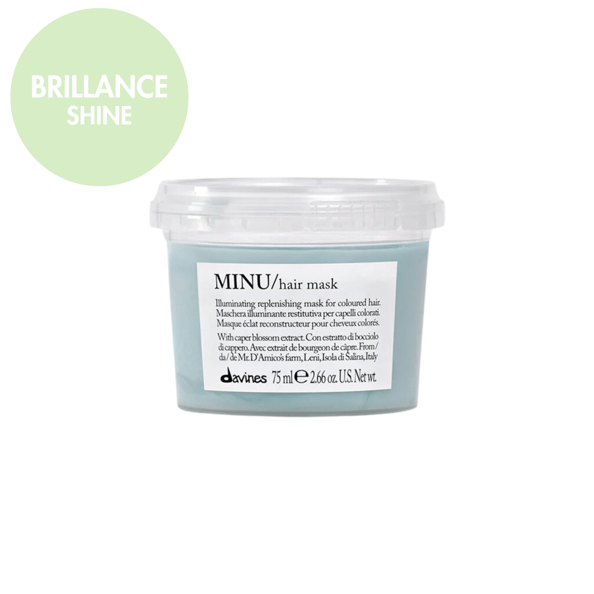 Davines. Masque pour Cheveux Colorés MINU - 75 ml - Concept C. Shop