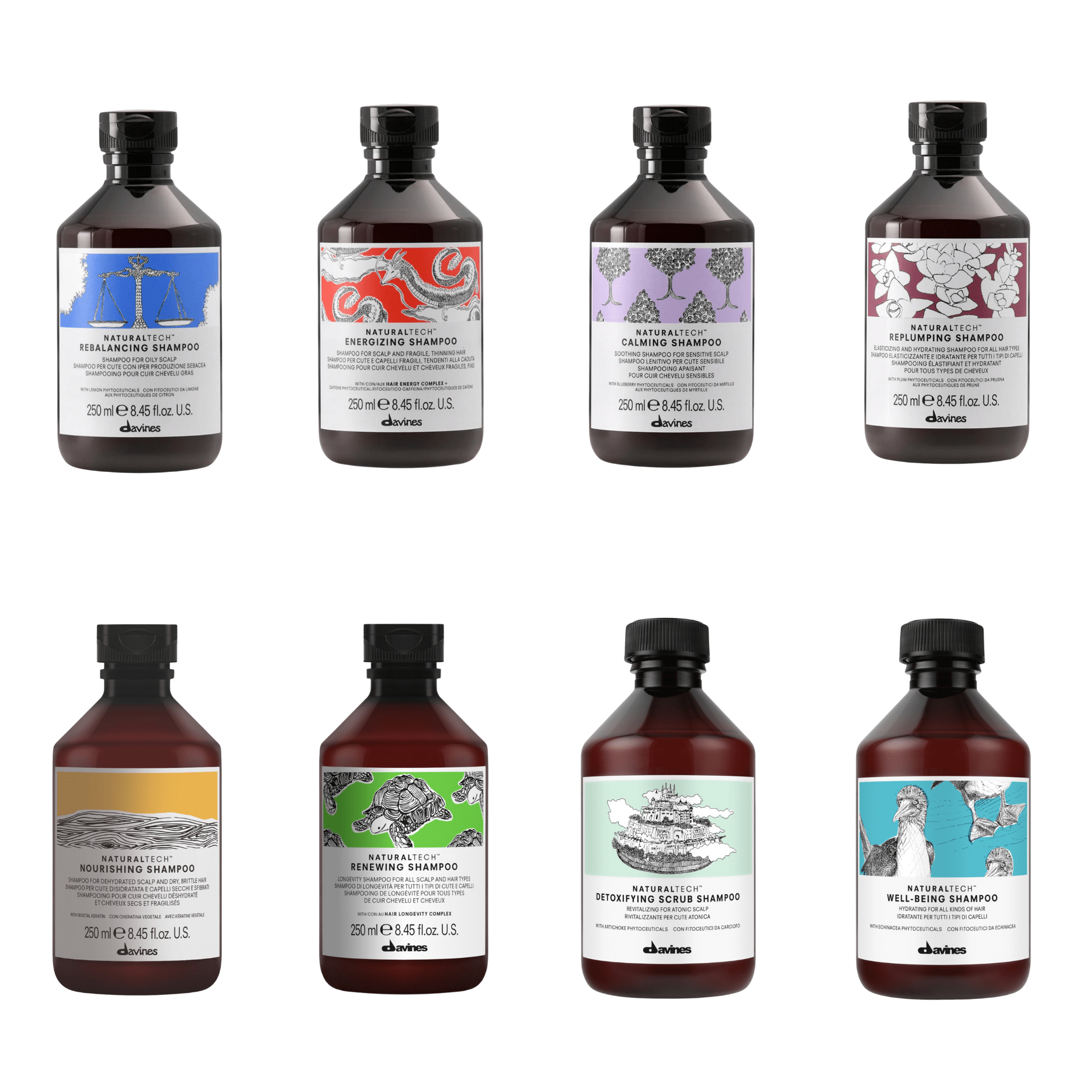 Davines. Pompe OI et Naturaltech - 280 ml - Concept C. Shop