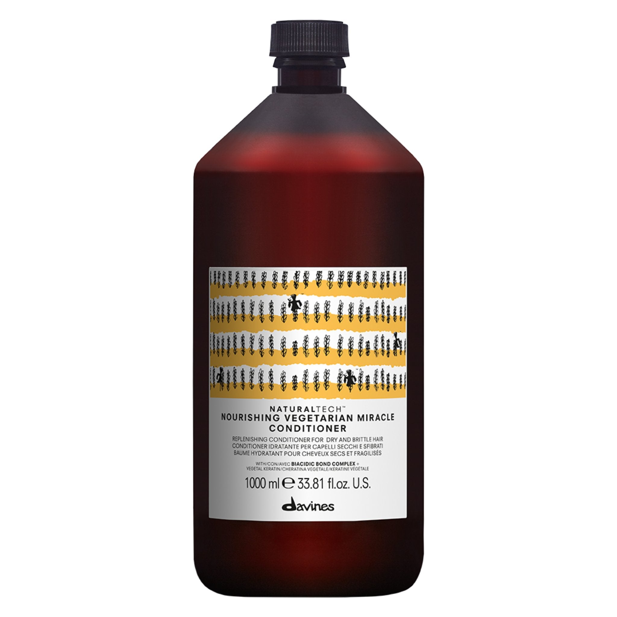 Davines. Revitalisant Miracle Végétarien pour Cheveux Cassants Nourishing - 1000 ml - Concept C. Shop