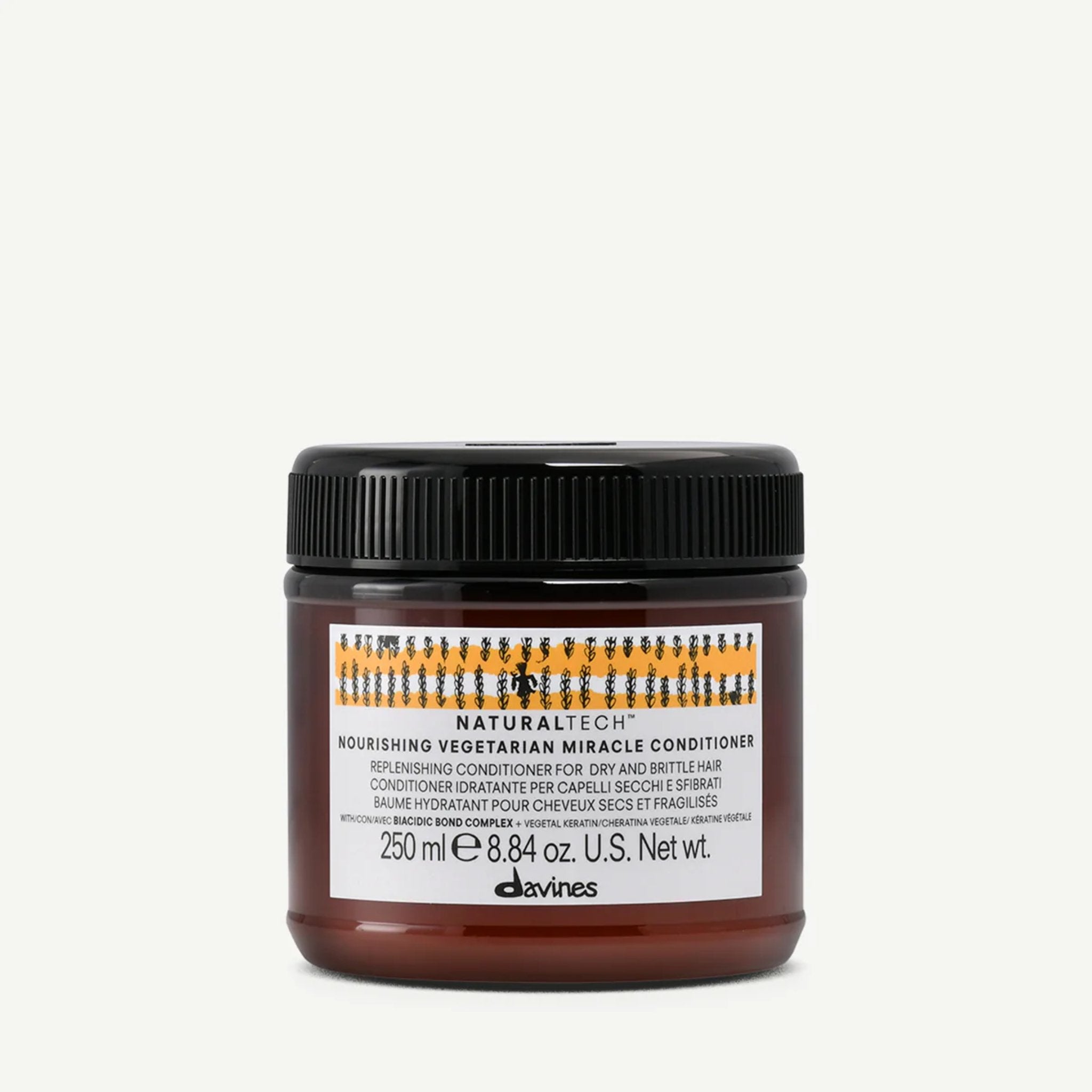 Davines. Revitalisant Miracle Végétarien pour Cheveux Cassants Nourishing - 250 ml - Concept C. Shop