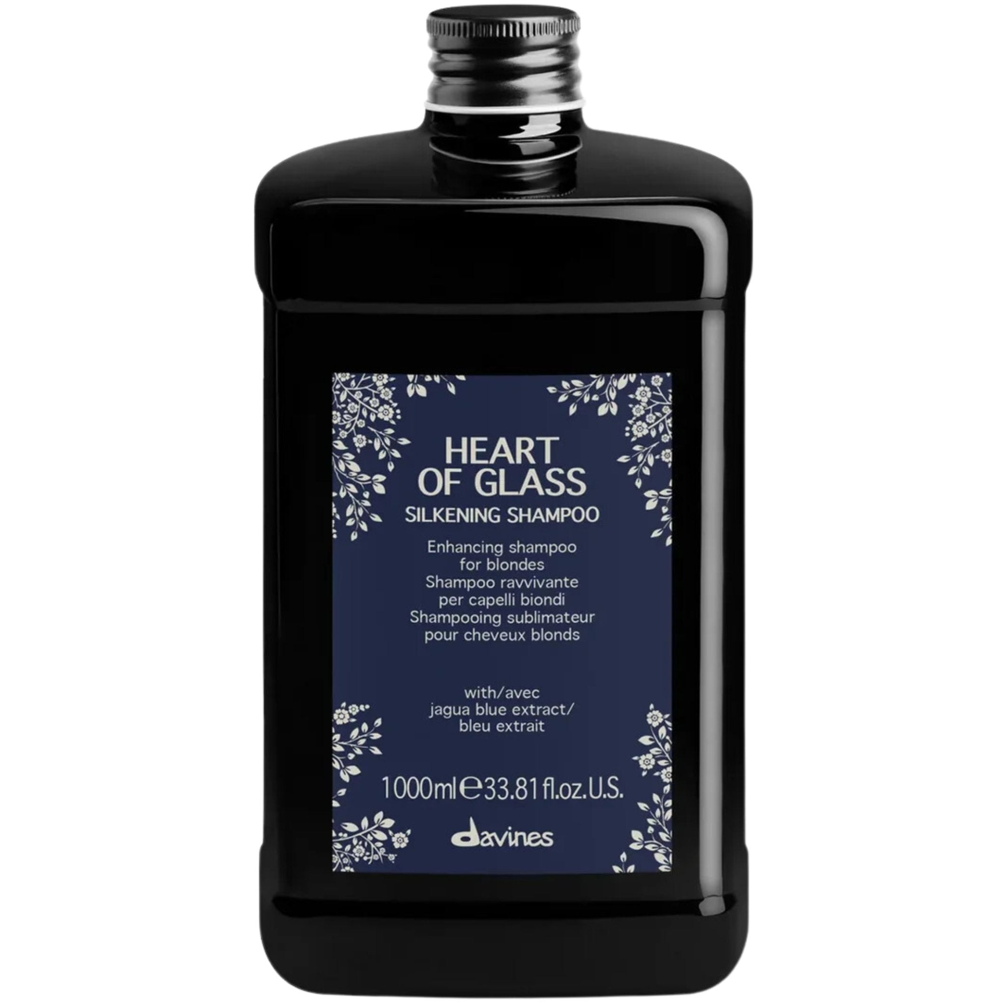 Davines. Shampoing Bleu Heart of Glass - 1000 ml - Concept C. Shop