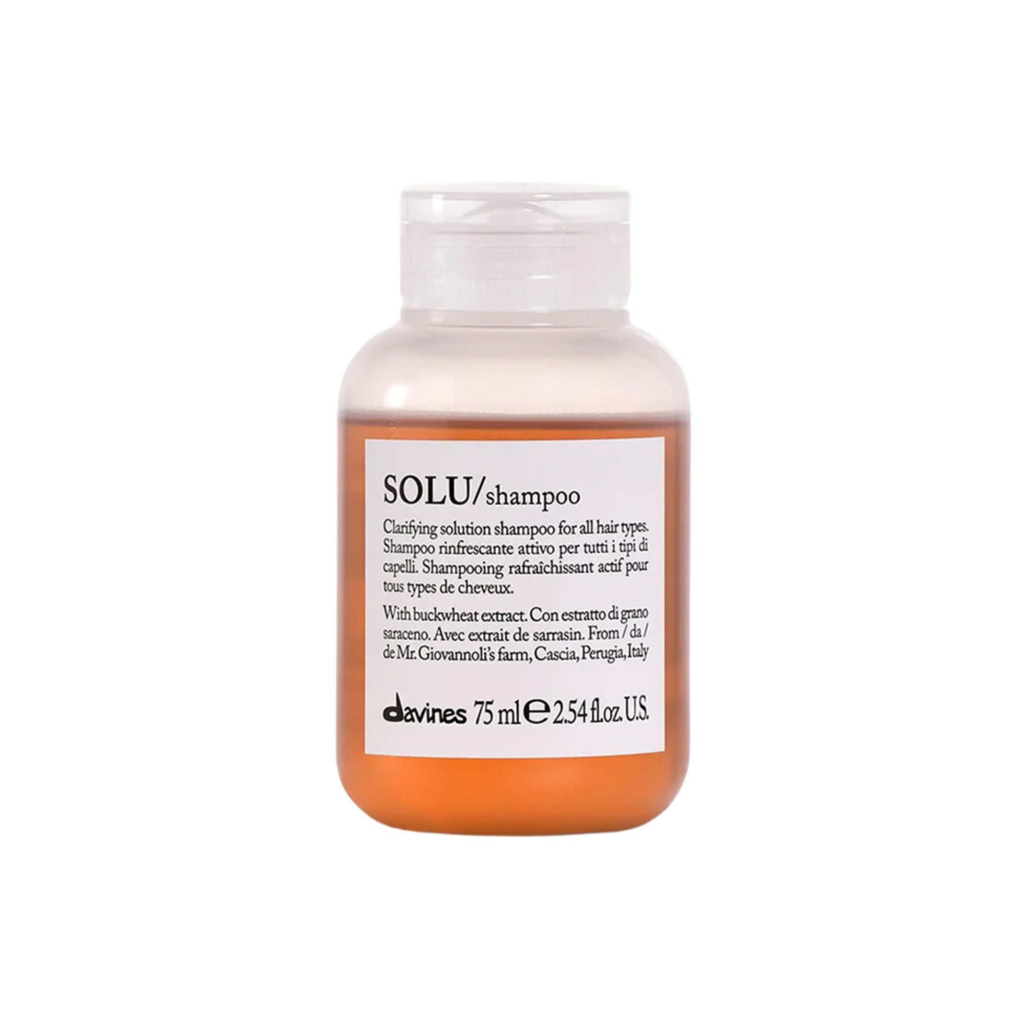 Davines. Shampoing Clarifiant SOLU - 75 ml - Concept C. Shop