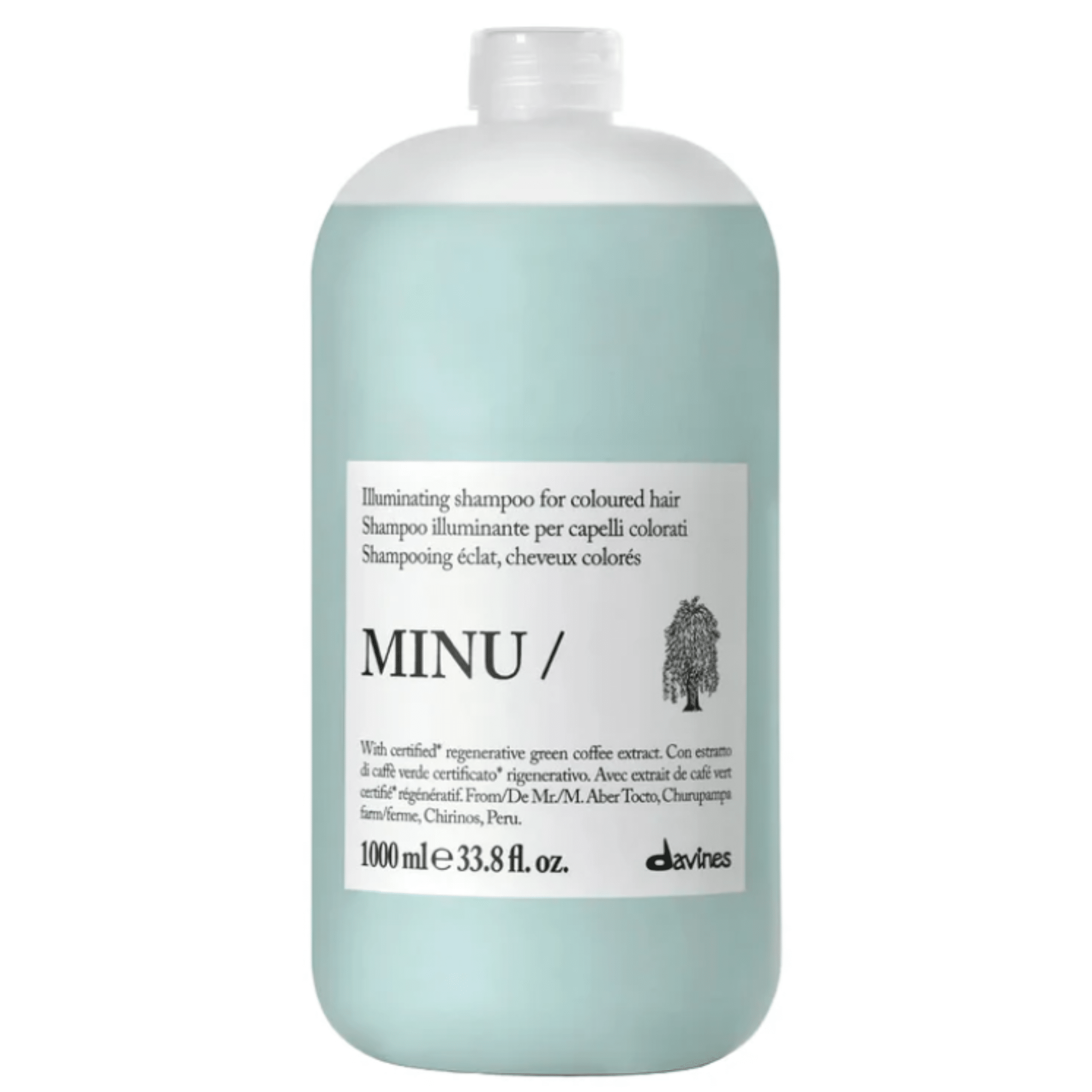 Davines. Shampoing Éclat Cheveux Colorés MINU - 1000 ml - Concept C. Shop