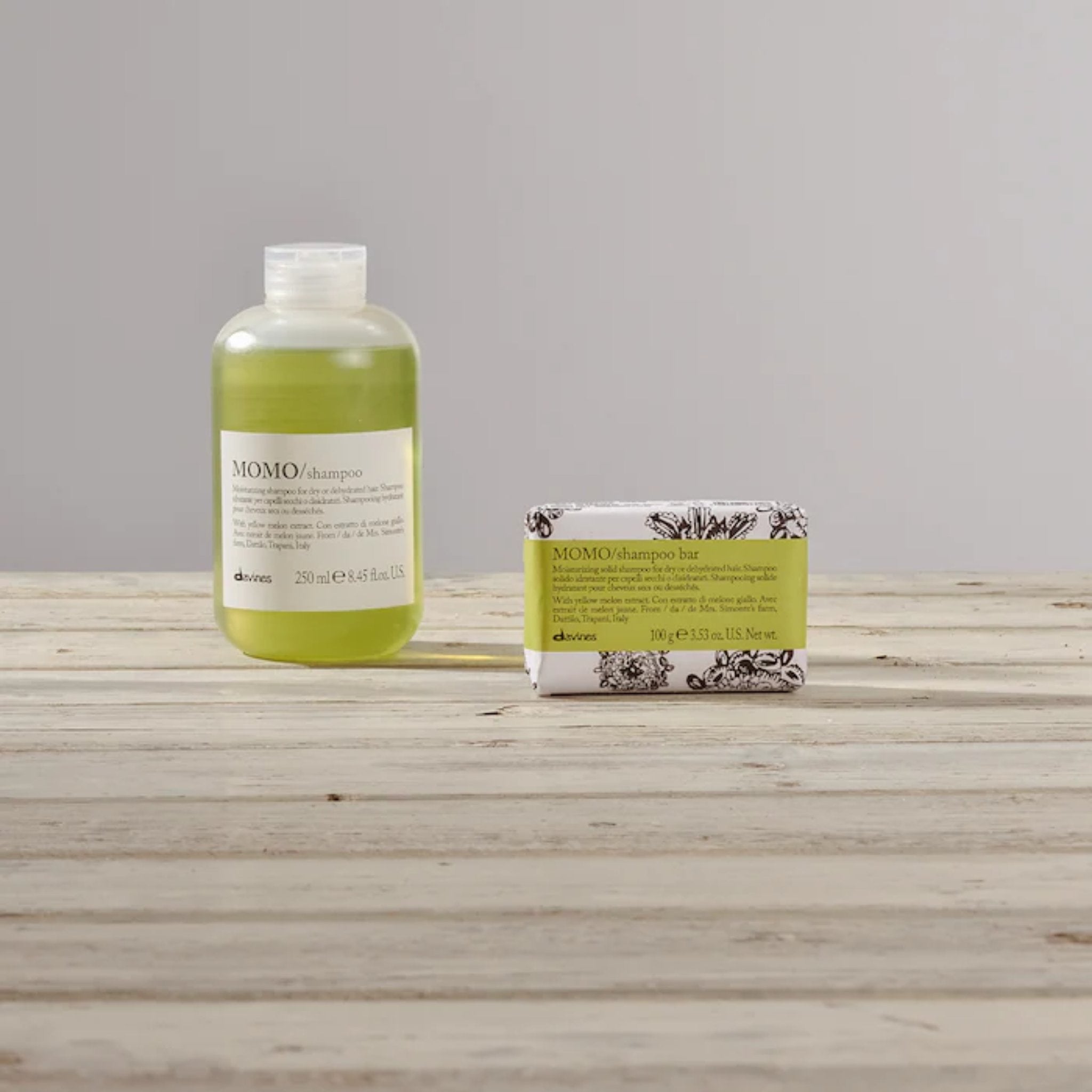 Davines. Shampoing Hydratant en Barre MOMO - 100 gr - Concept C. Shop