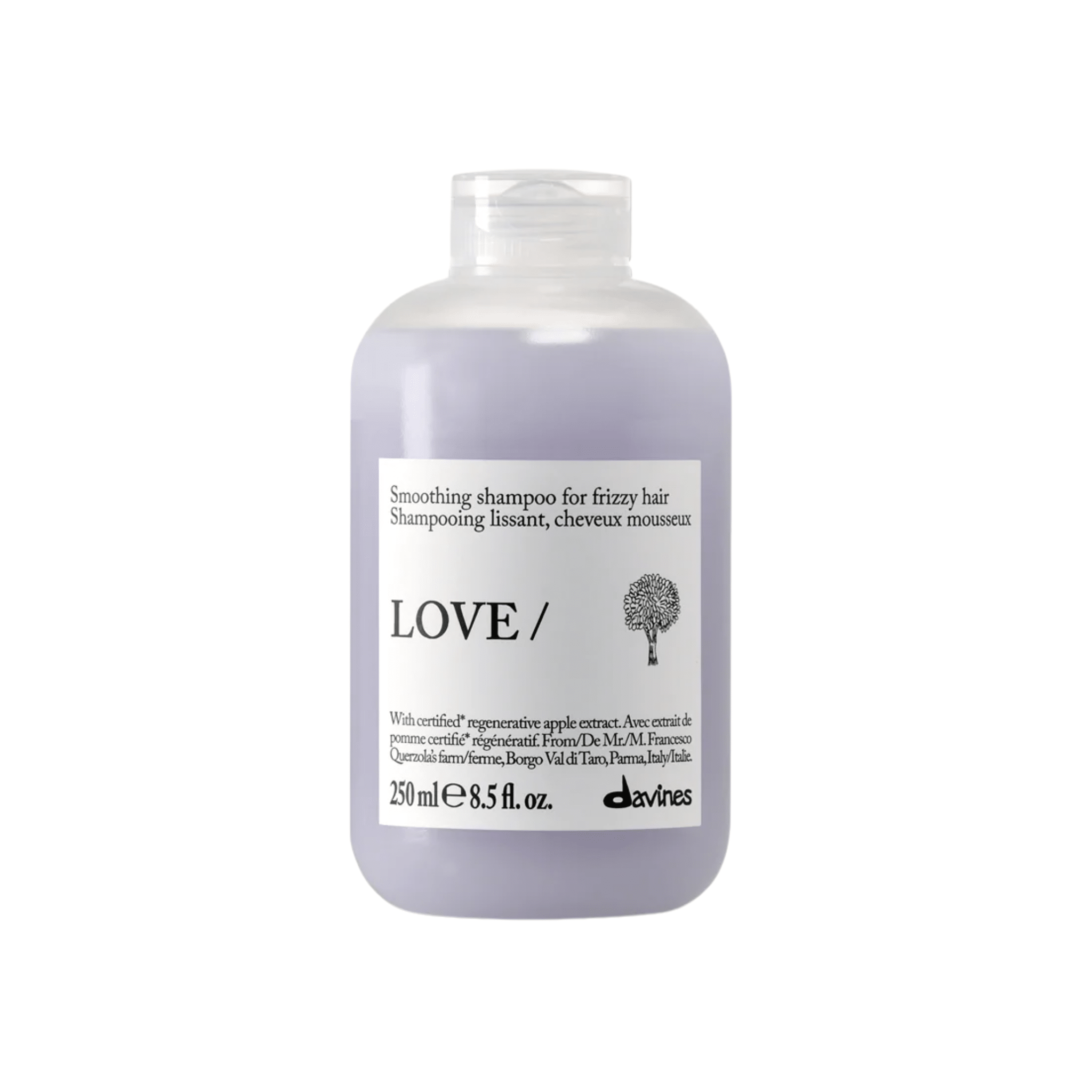 Davines. Shampoing Lissant Cheveux Rebelles LOVE SMOOTHING - 250 ml - Concept C. Shop