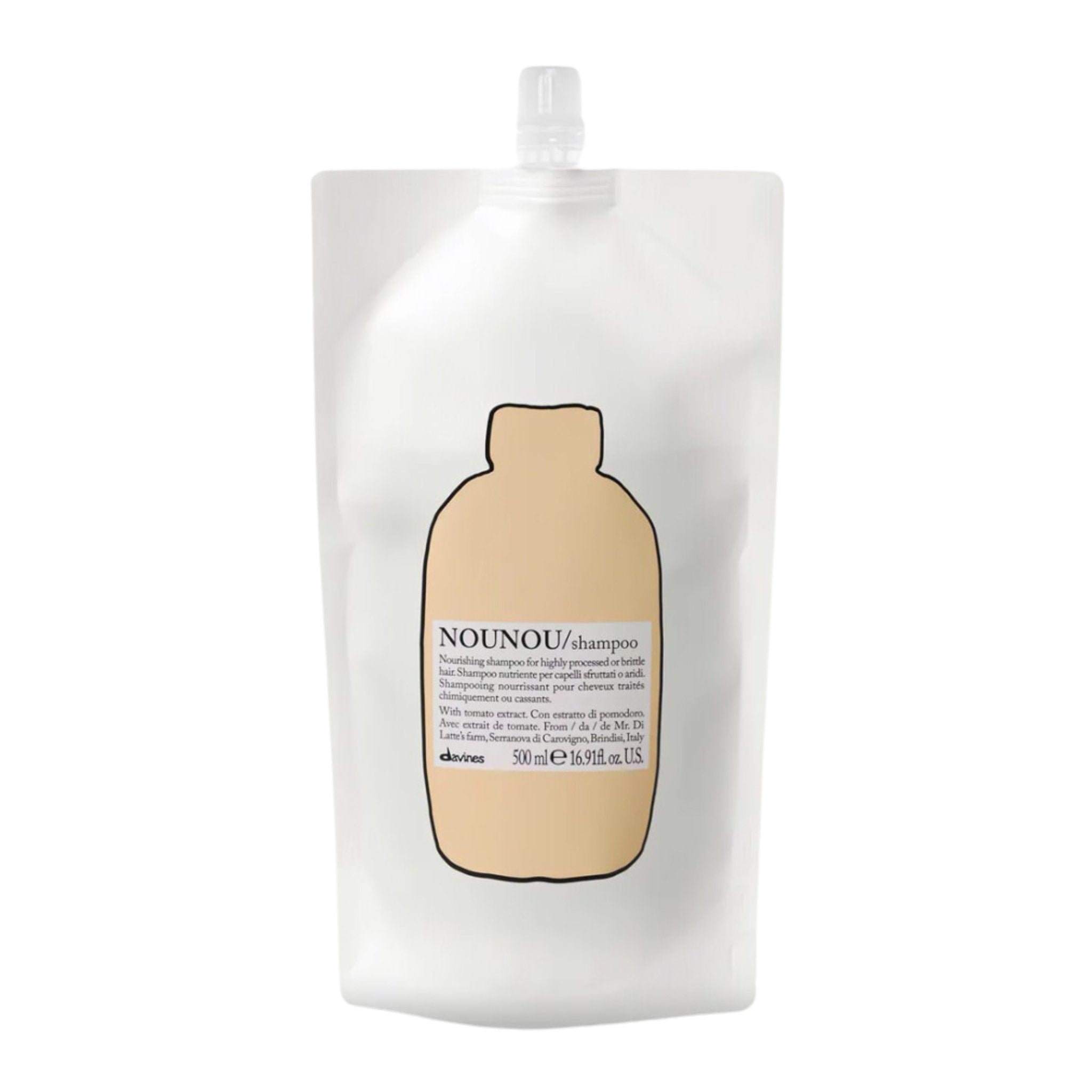 Davines. Shampoing Nourrissant Nounou (Eco - Recharge) - 500 ml - Concept C. Shop