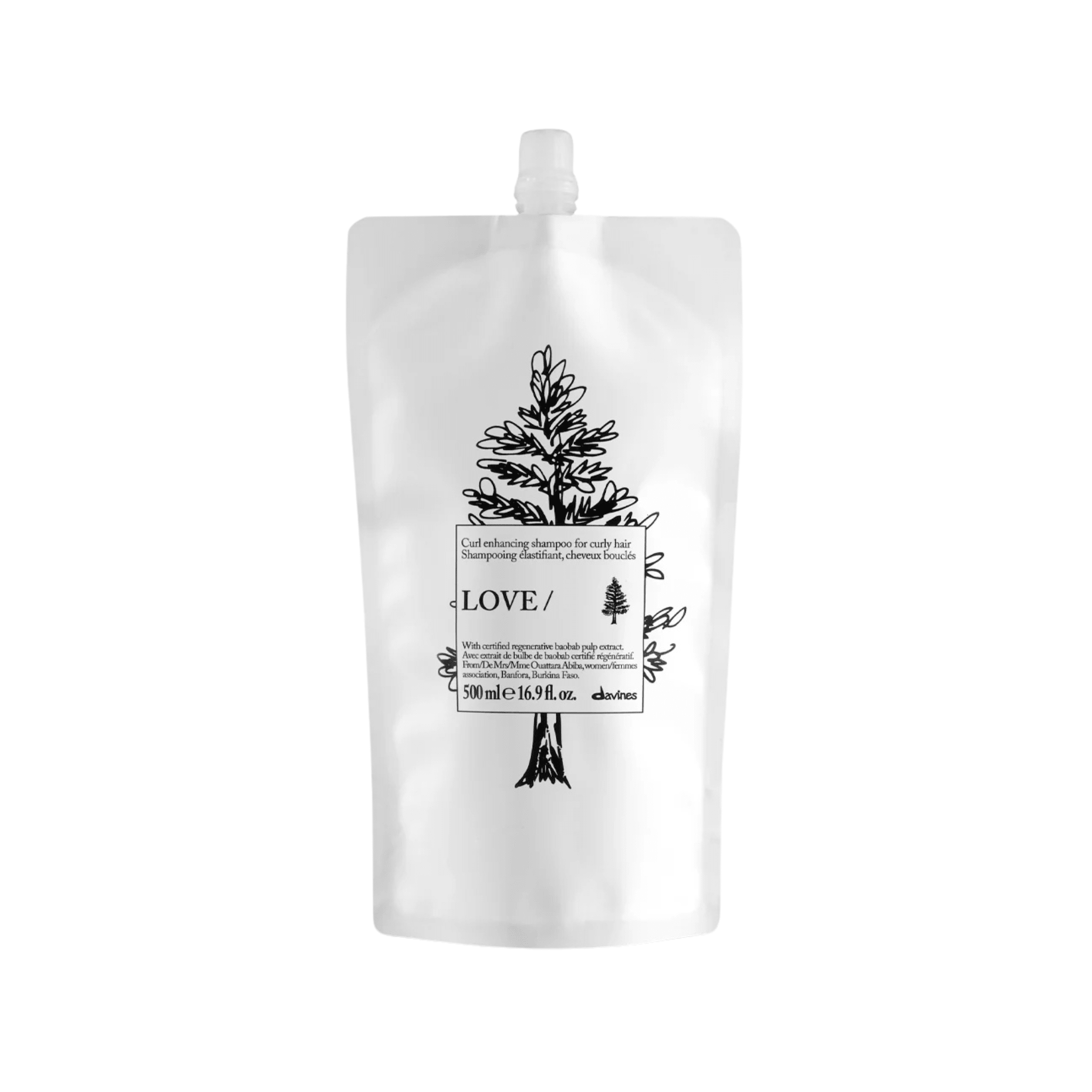 Davines. Shampoing Pour Boucles LOVE CURL (Éco-Recharge) - 500 ml - Concept C. Shop