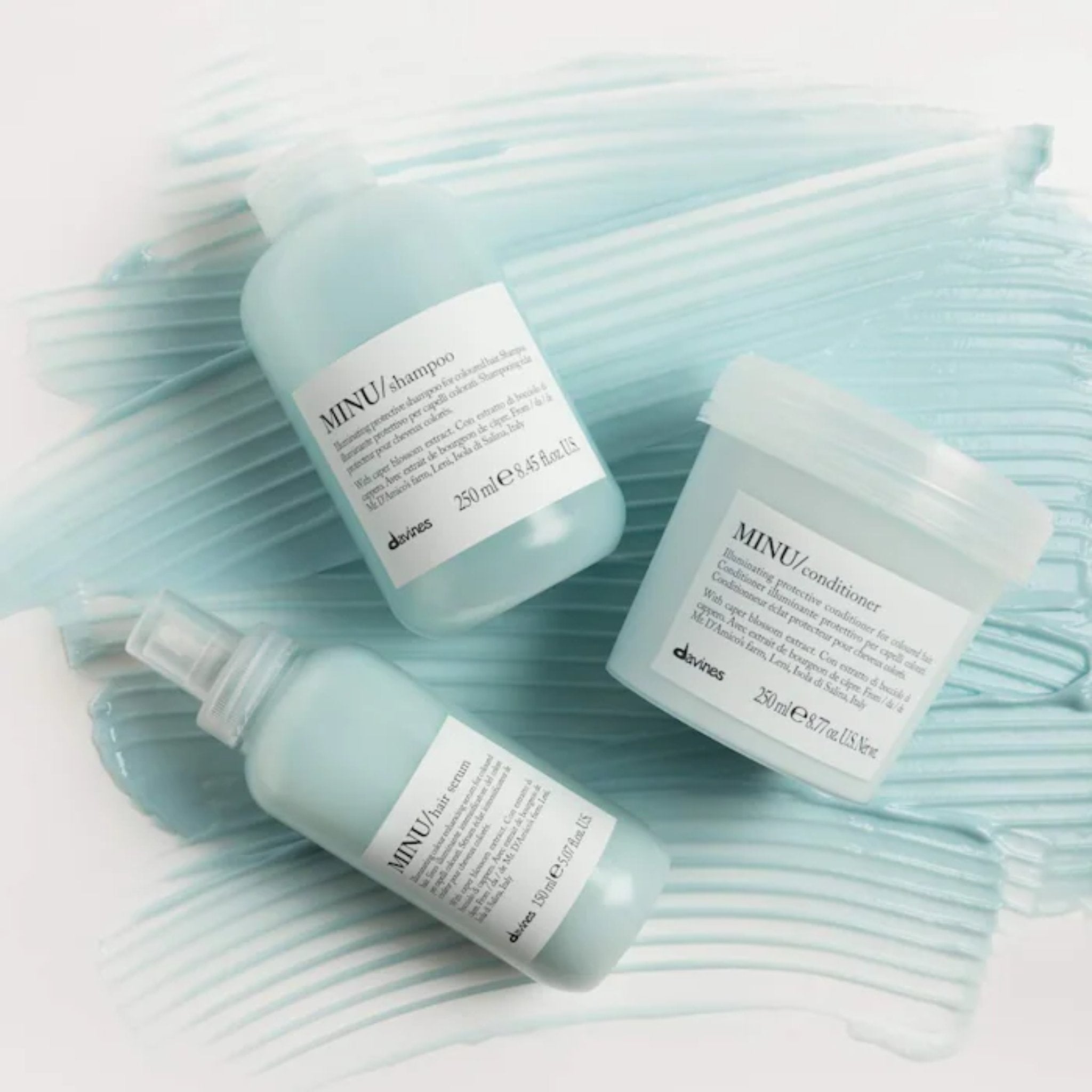 Davines. Shampoing pour Cheveux Colorés MINU (Eco - Recharge) - 500 ml - Concept C. Shop