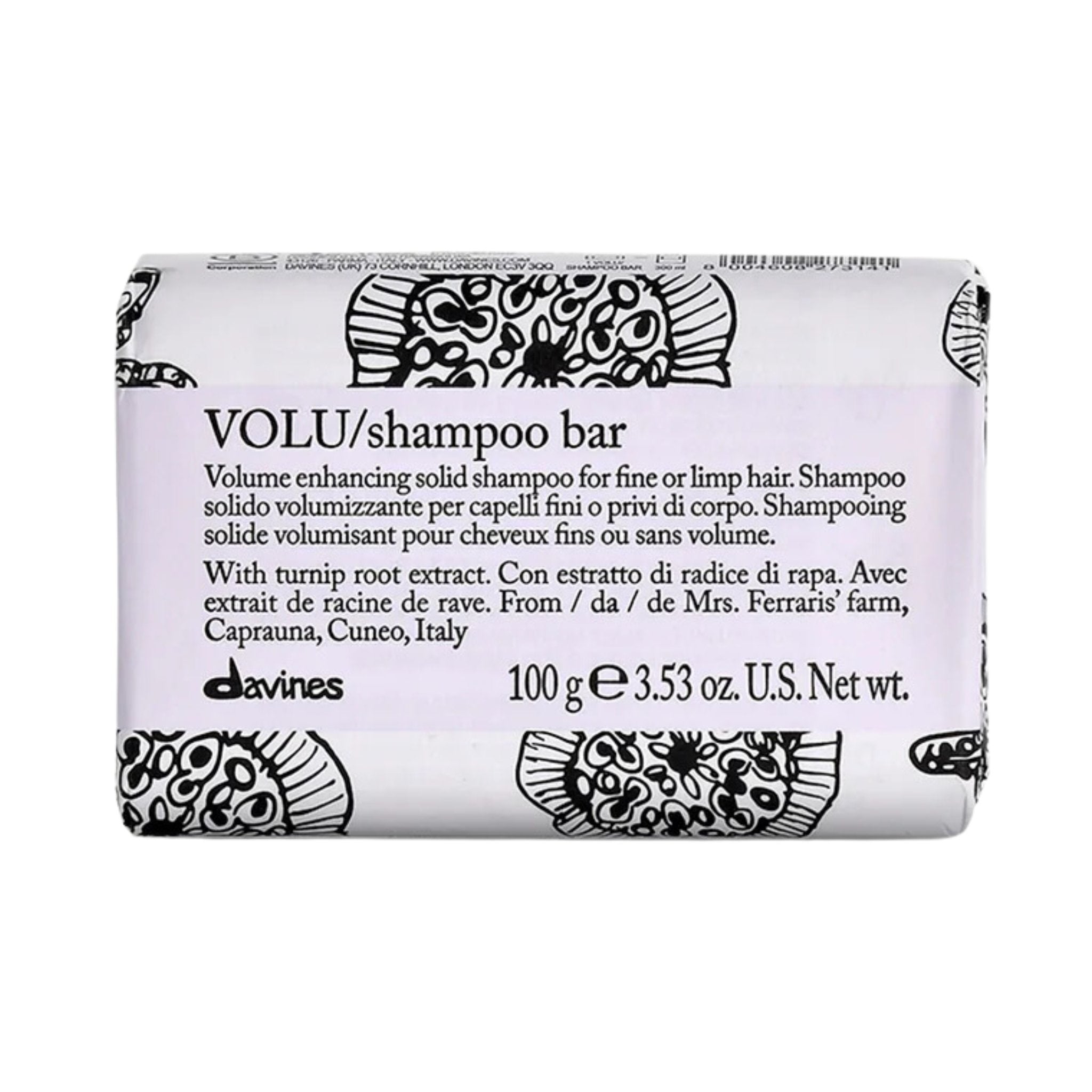 Davines. Shampoing Volumisant en Barre VOLU - 100 gr - Concept C. Shop