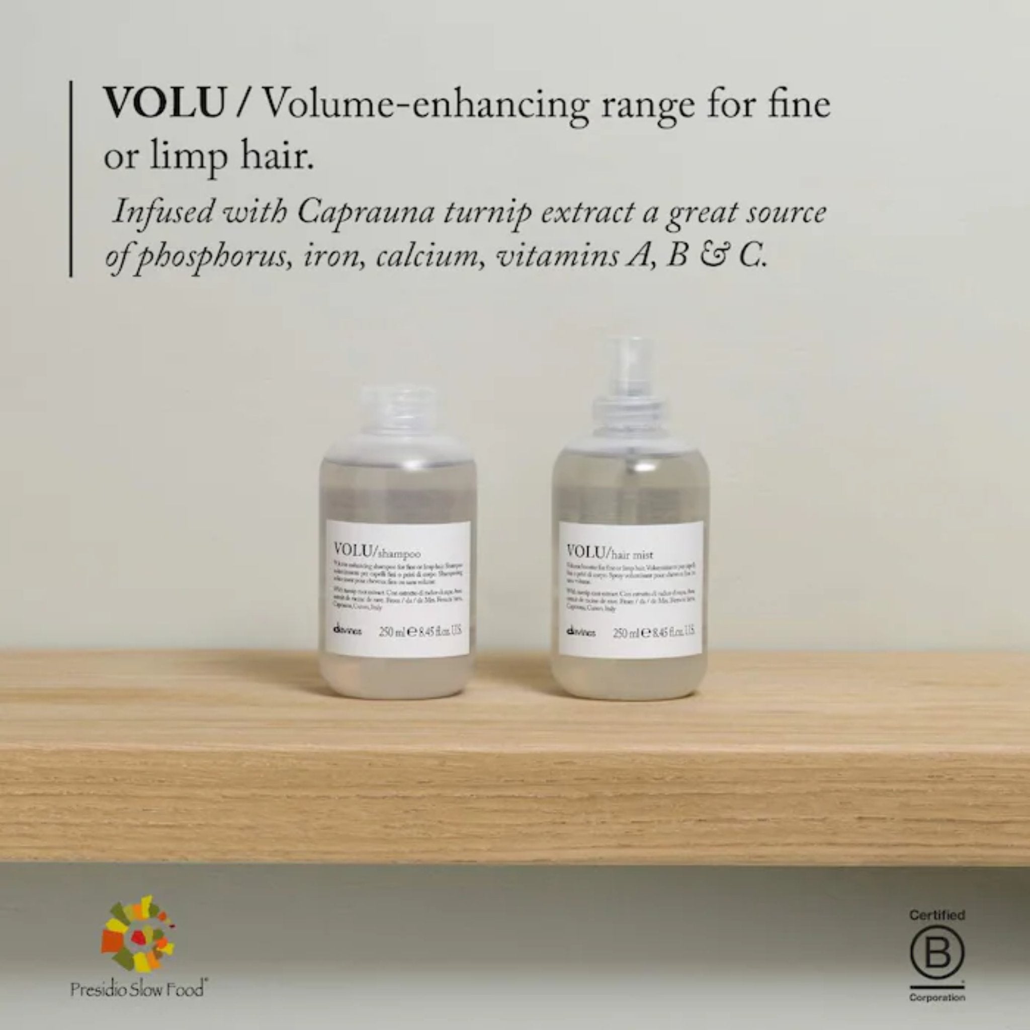 Davines. Shampoing Volumisant VOLU - 1000 ml - Concept C. Shop