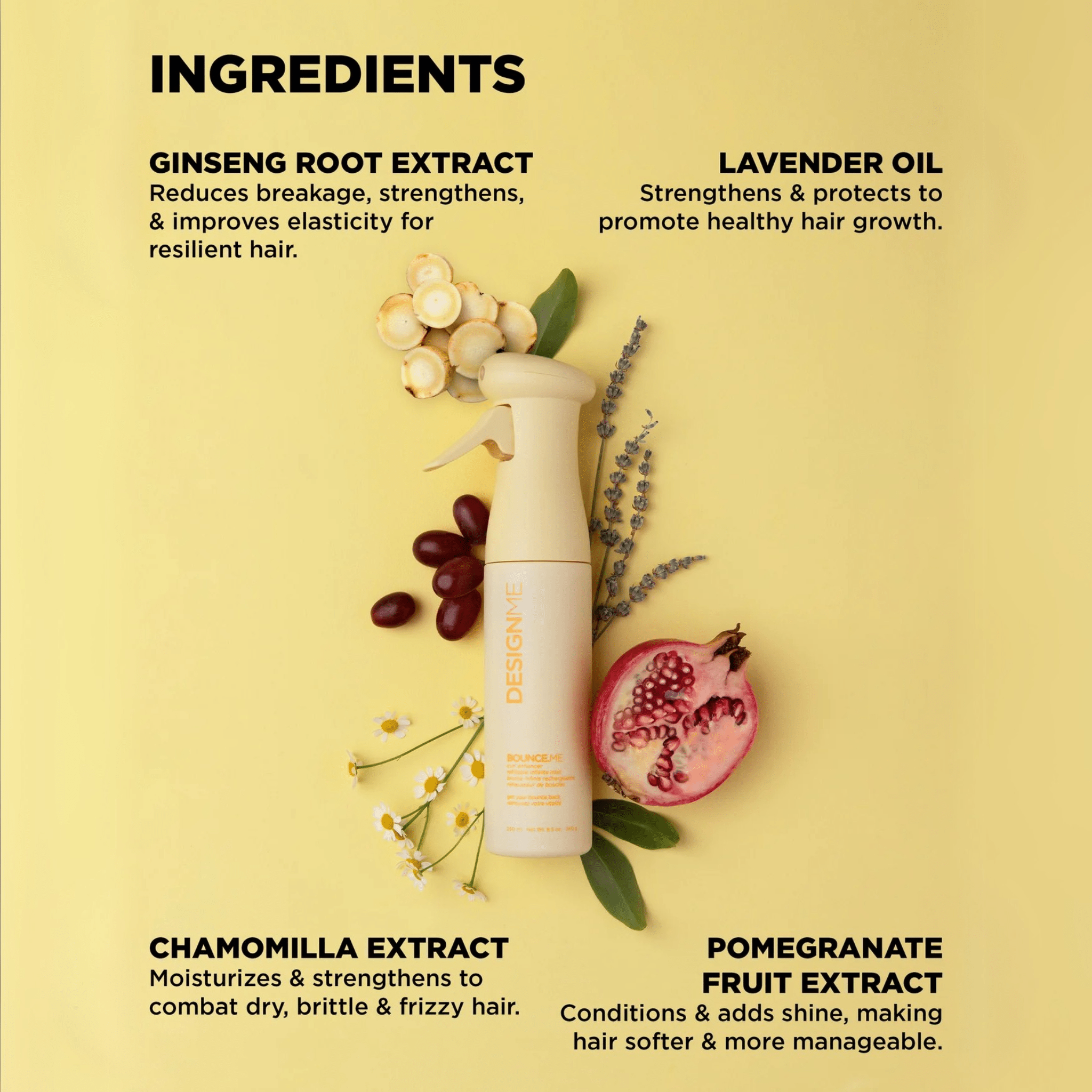 Design Me. Brume Infinie Rehausseur De Boucles Bounce Me - 250 ml - Concept C. Shop