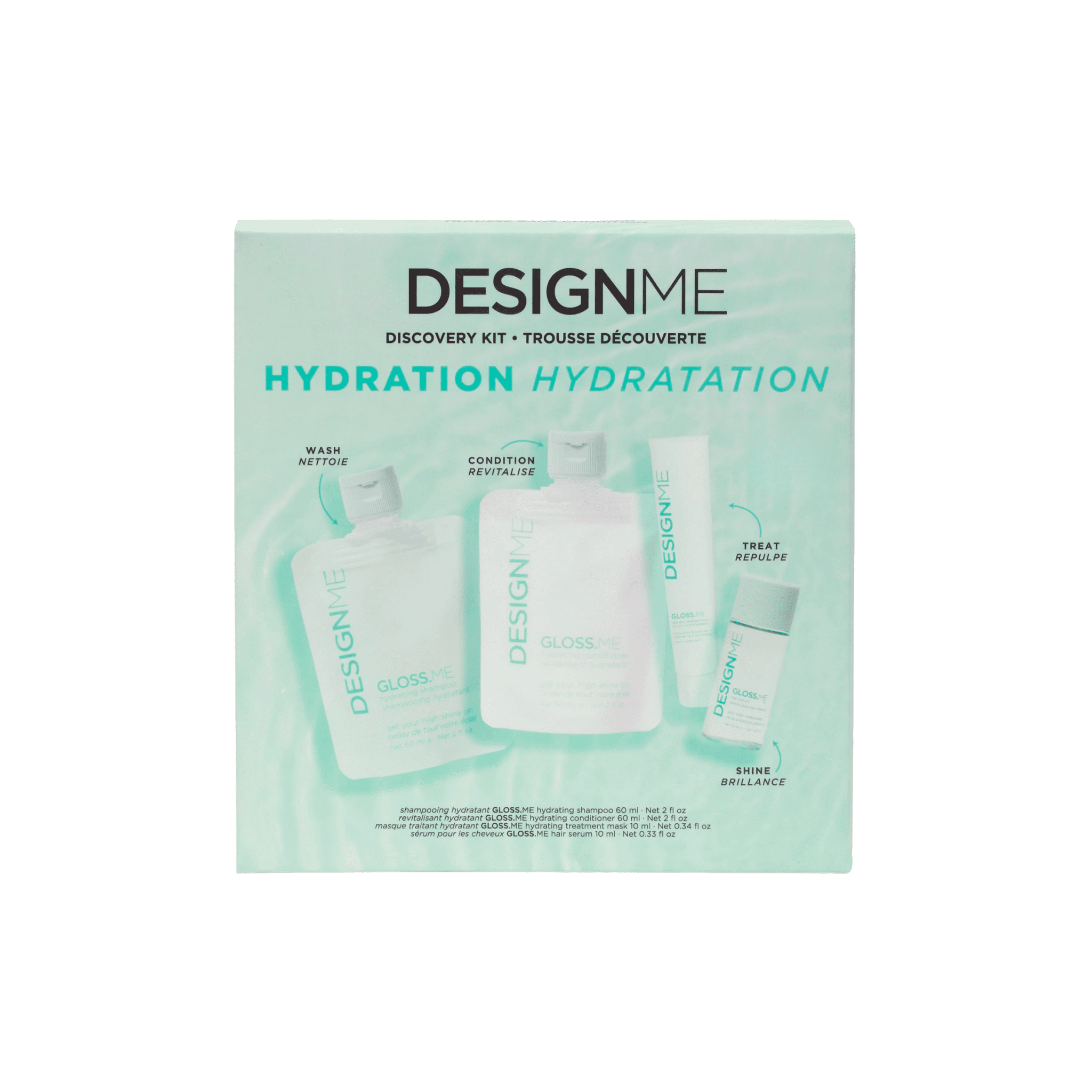Design Me. Coffret Découverte Hydratation - Gloss.Me - Concept C. Shop