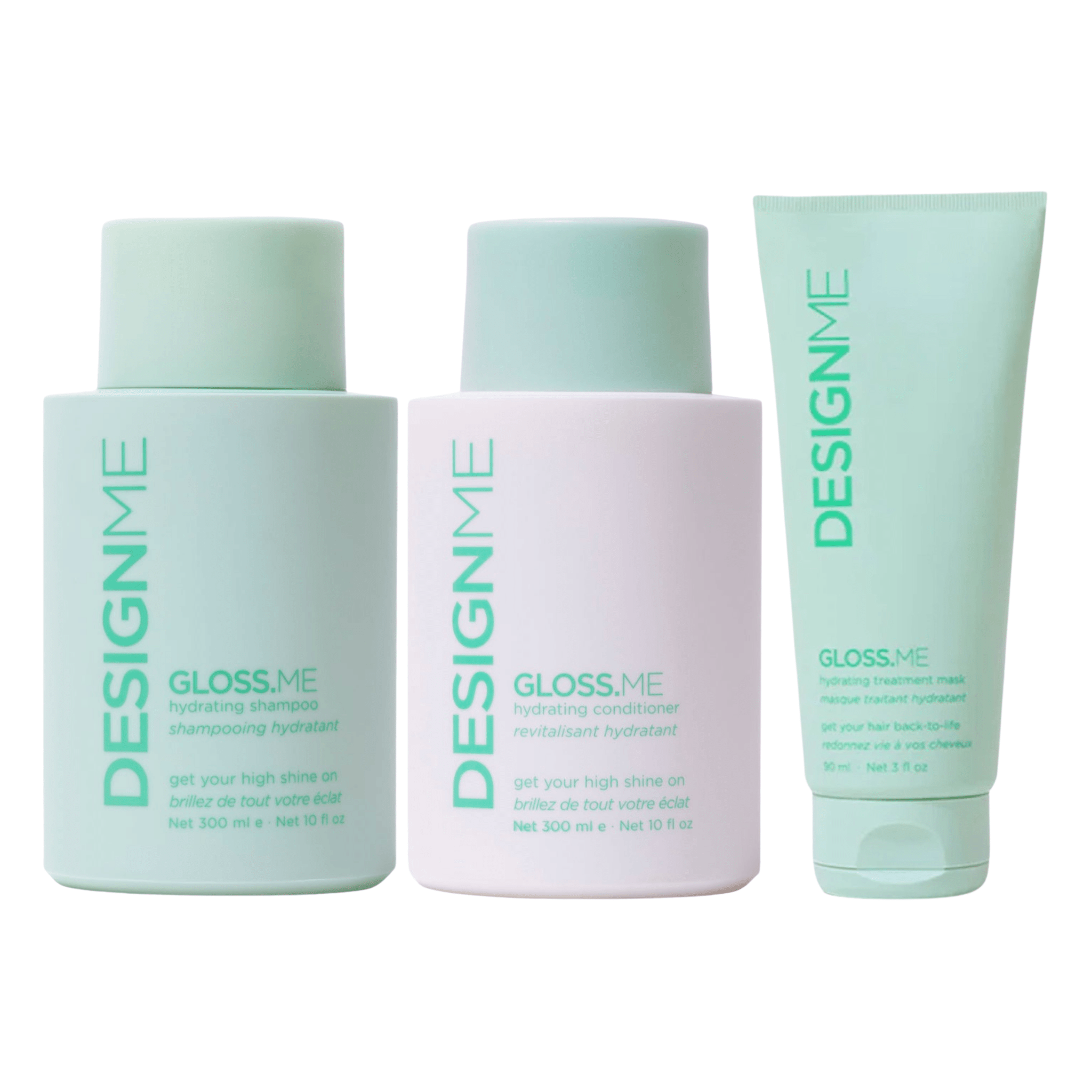 Design Me. Coffret Hydratation Gloss.Me - Cheveux dans les Nuages - Concept C. Shop