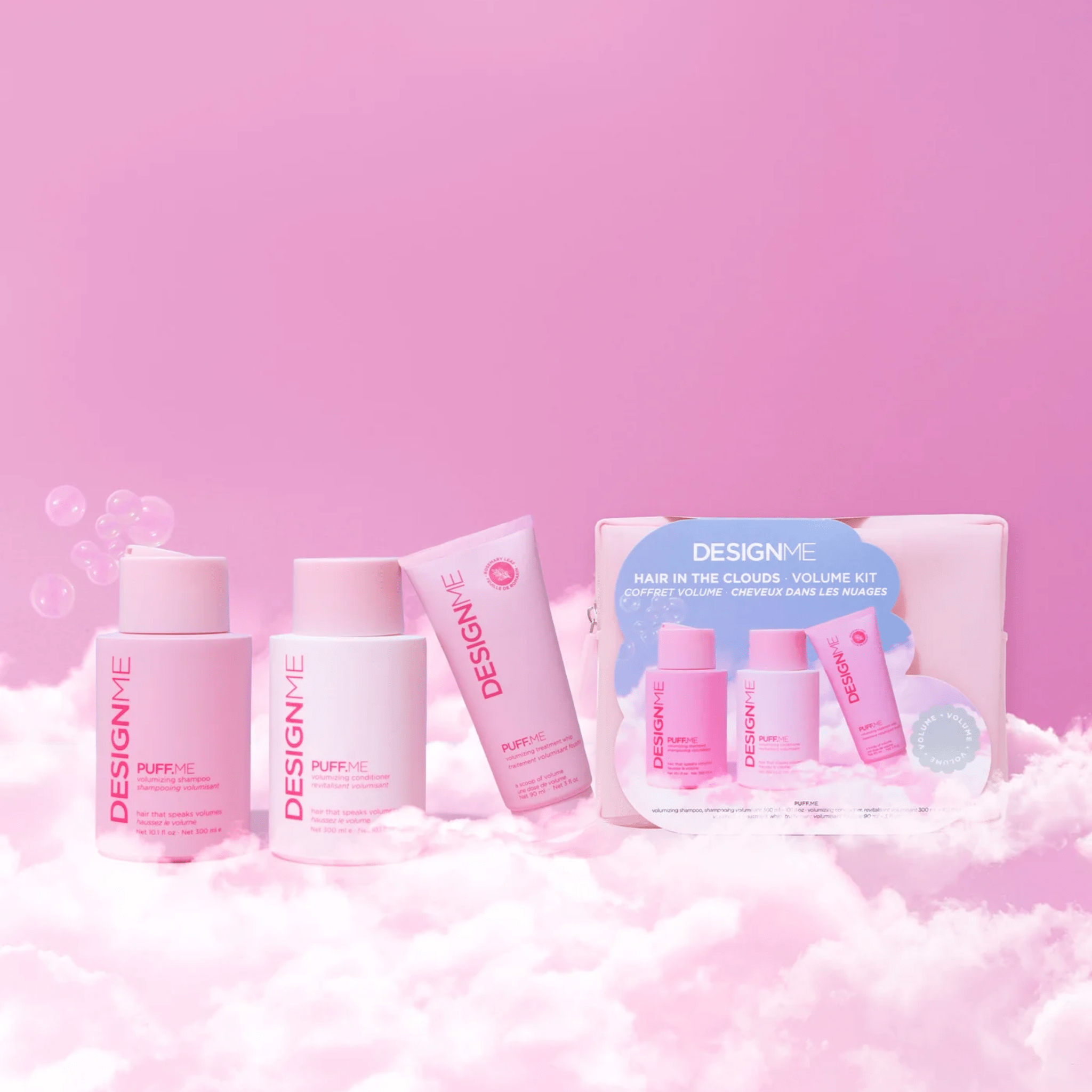 Design Me. Coffret Volume Puff.Me - Cheveux Dans Les Nuages - Concept C. Shop