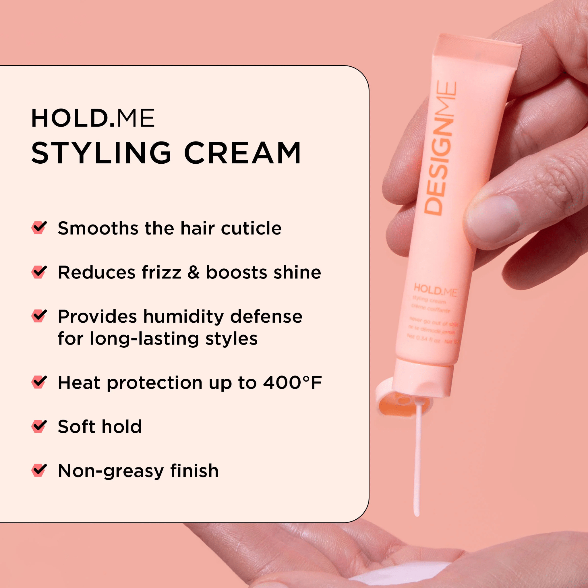 Design Me. Crème Coiffante Hold.Me - 10 ml - Concept C. Shop