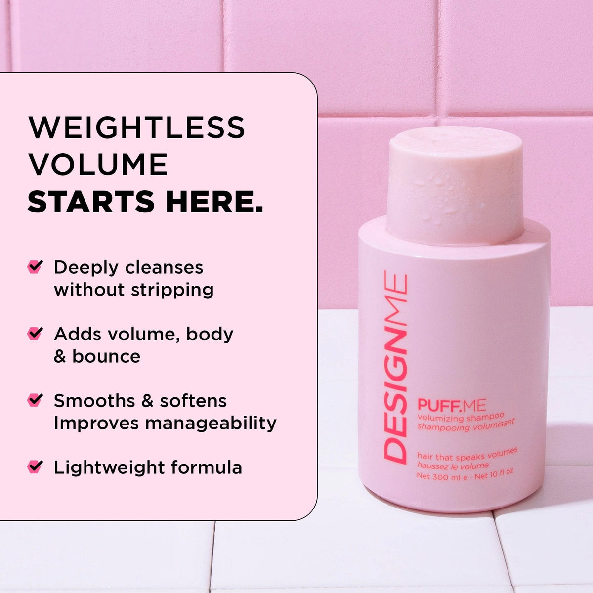 Design Me. Ornement Des Fêtes - Shampoing Et Revitalisant Puff Me - 50 ml - Concept C. Shop