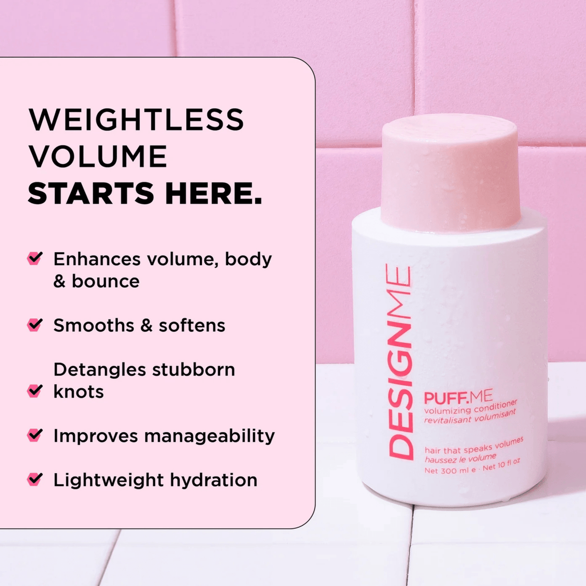 Design Me. Ornement Des Fêtes - Shampoing Et Revitalisant Puff Me - 50 ml