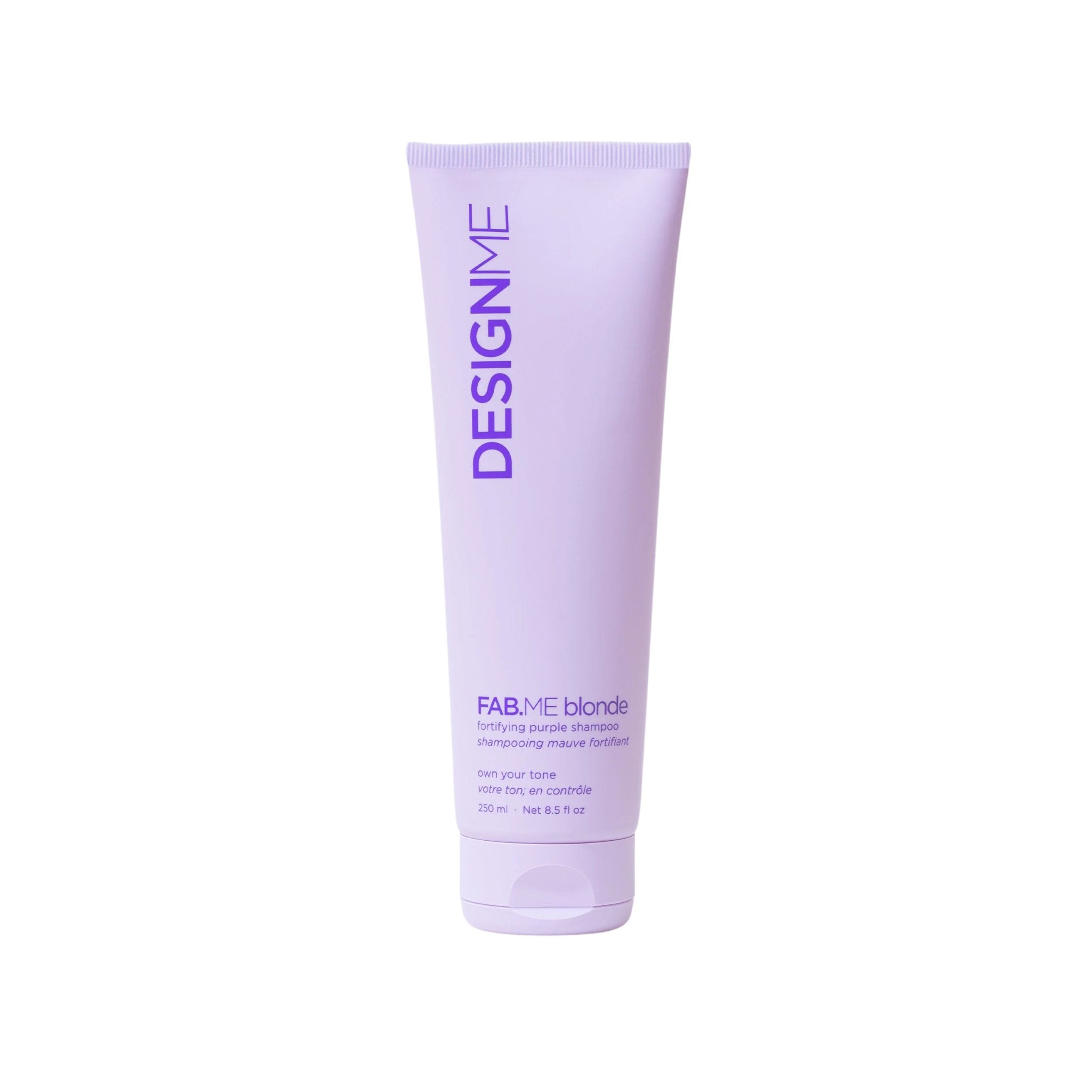 Design Me. Shampoing Mauve Fortifiant Fab.Me Blonde - 250 ml (en solde) - Concept C. Shop