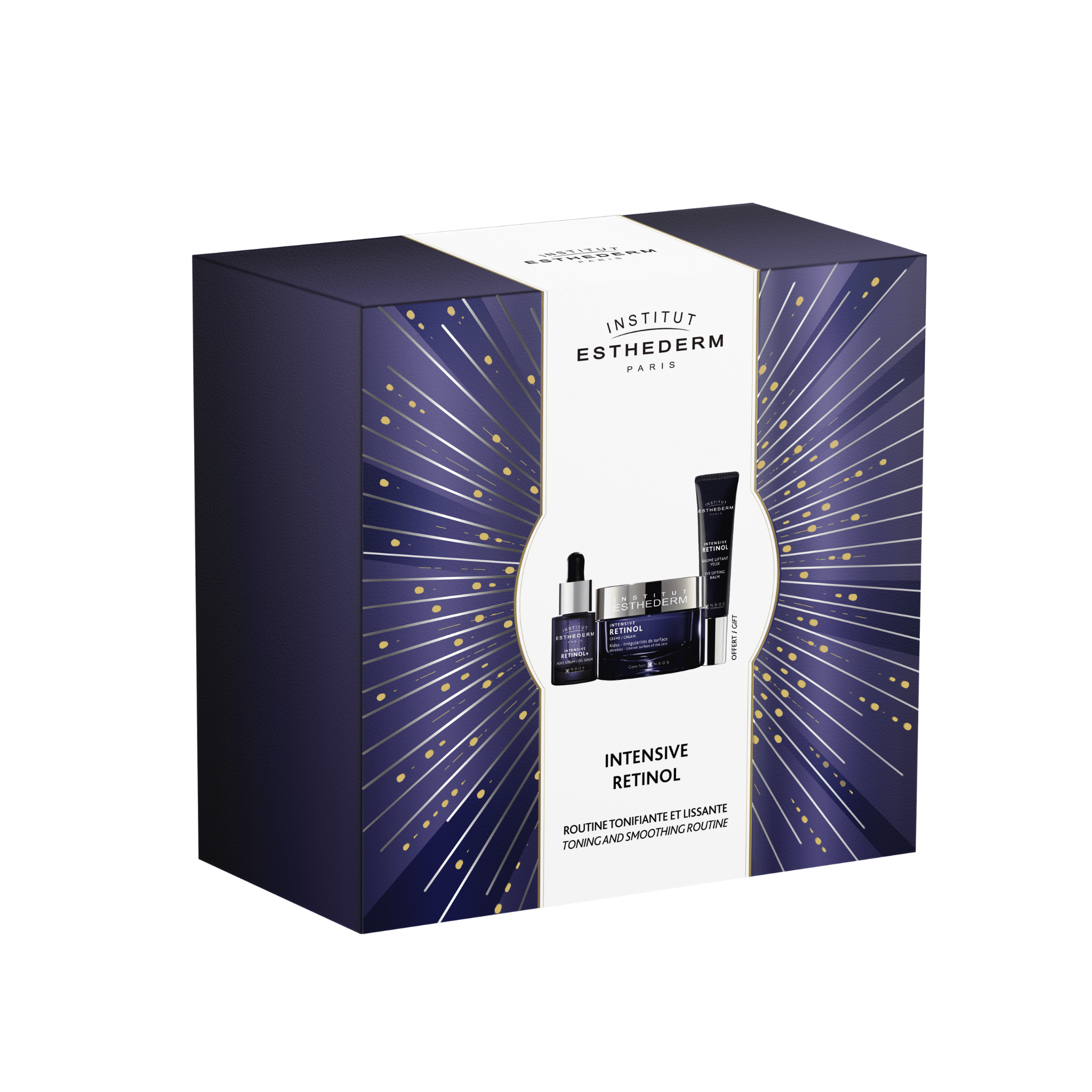 Esthederm. Coffret Des Fêtes - Intensive Retinol Routine Tonifiante et Lissante - Concept C. Shop