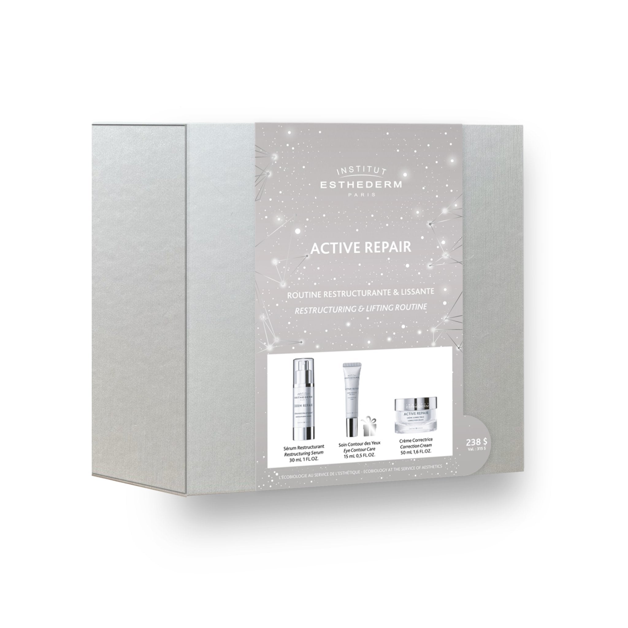 Esthederm. Coffret Trio des Fêtes - Routine Active Repair - Concept C. Shop