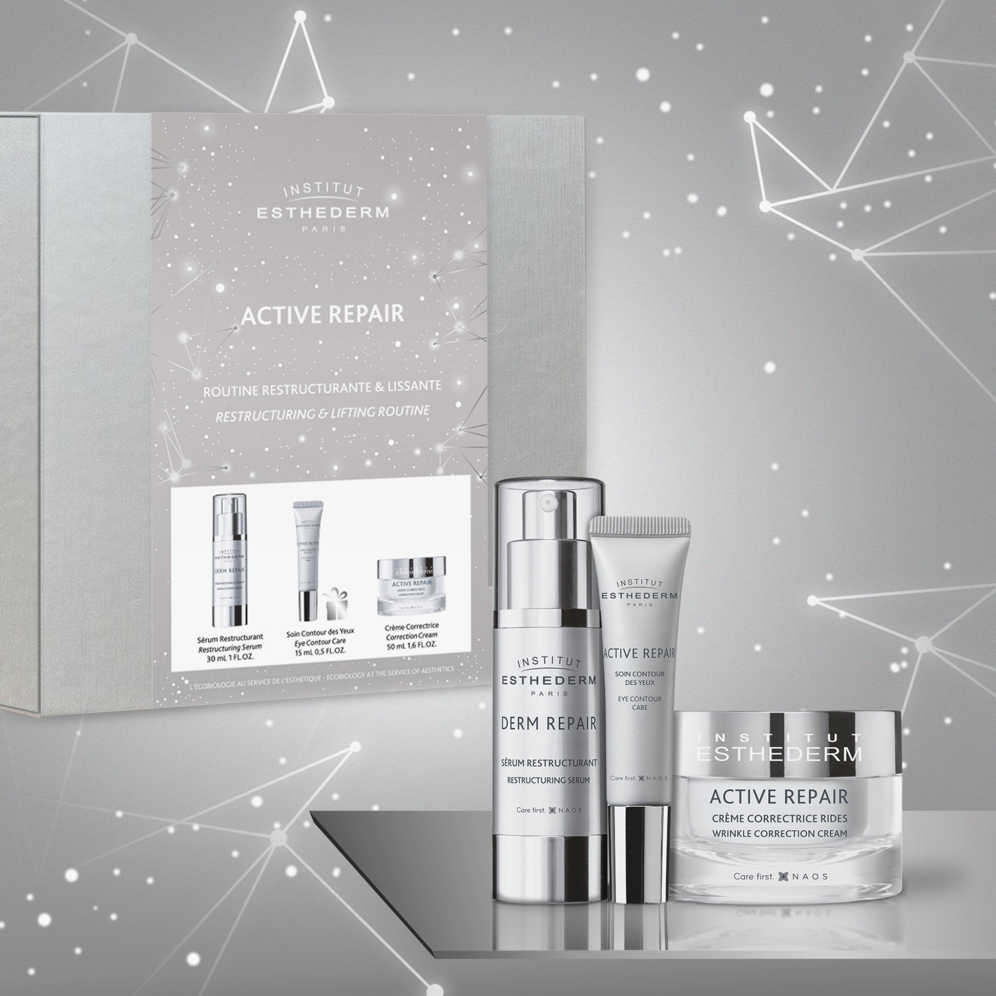 Esthederm. Coffret Trio des Fêtes - Routine Active Repair - Concept C. Shop