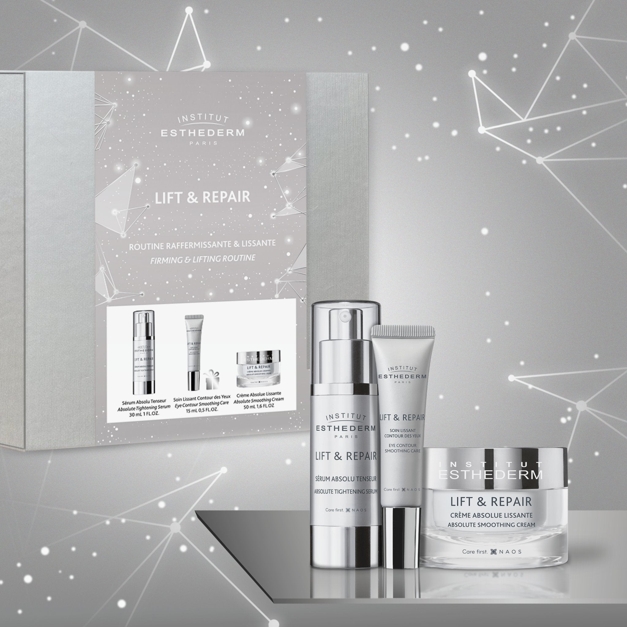 Esthederm. Coffret Trio des Fêtes - Routine Lift & Repair - Concept C. Shop