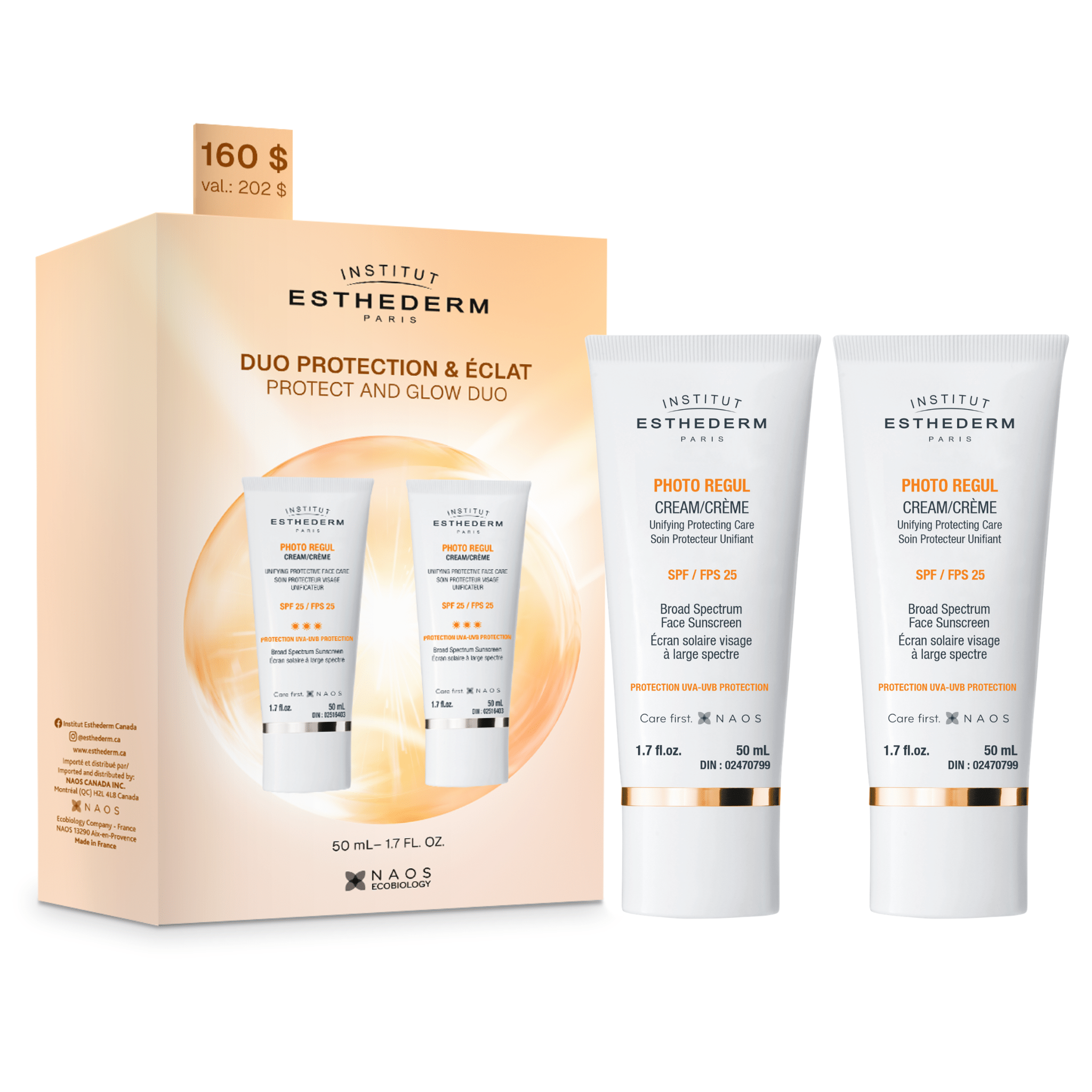 Esthederm. Duo Protection & Éclat - Photo Regul - Concept C. Shop
