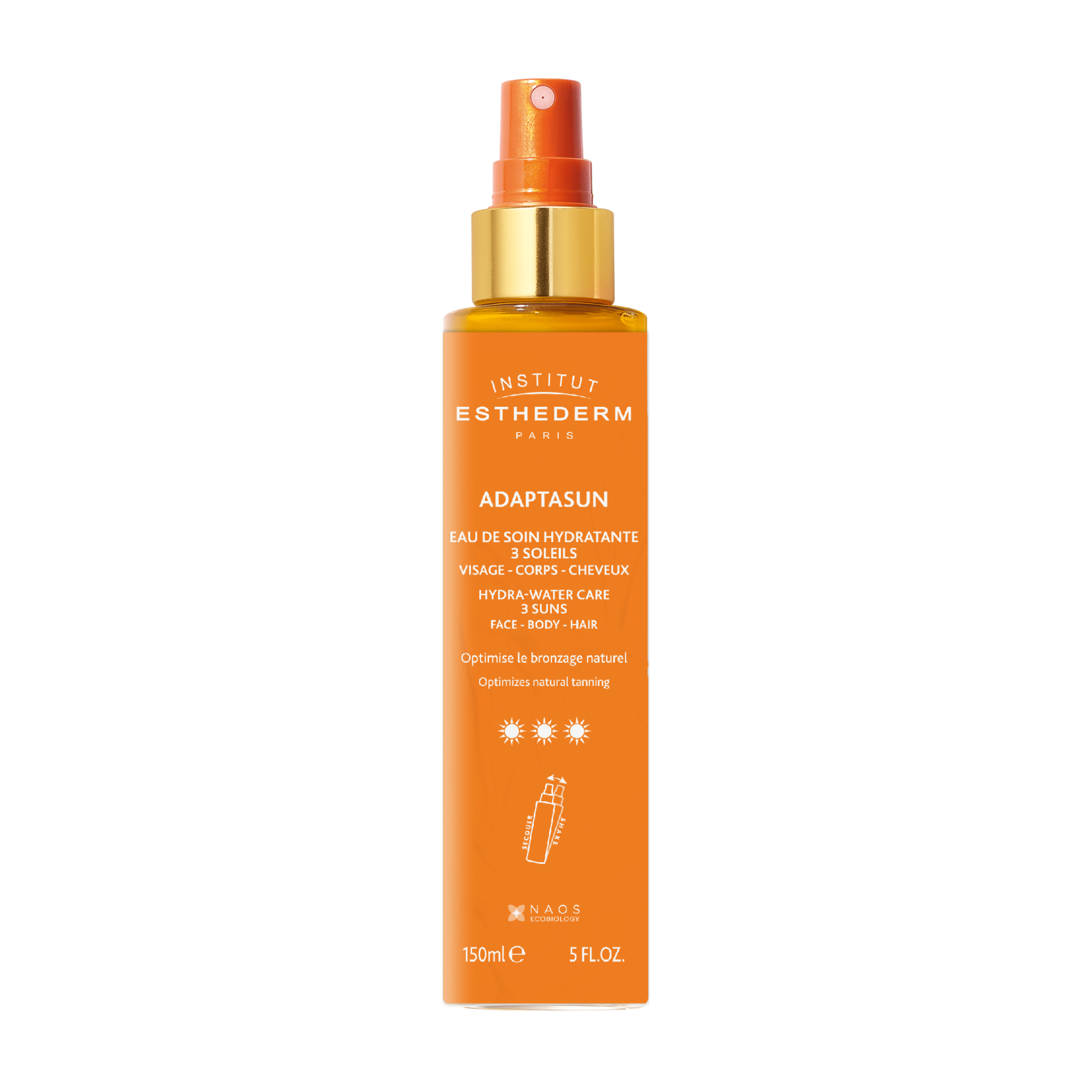 Esthederm. Eau de Soin Hydratante 3 Soleils Adaptasun - 150 ml - Concept C. Shop